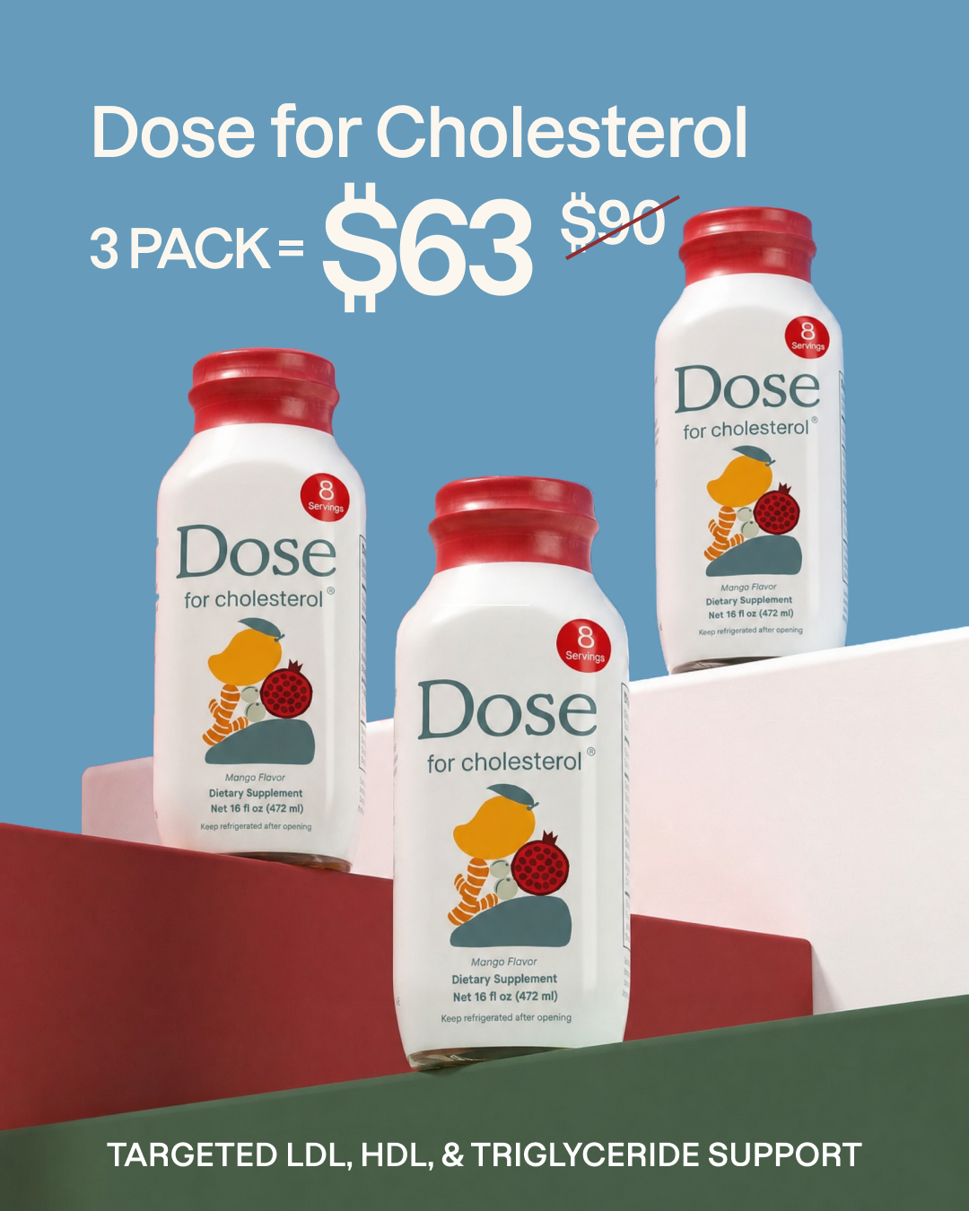 Dose for Cholesterol Facebook ad: Daily Cholesterol Support