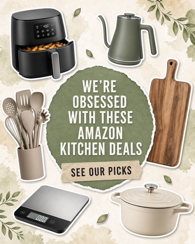 Offers.com Essentials Facebook ad: We Found These Amazon Kitchen Deals - 40% Off or more