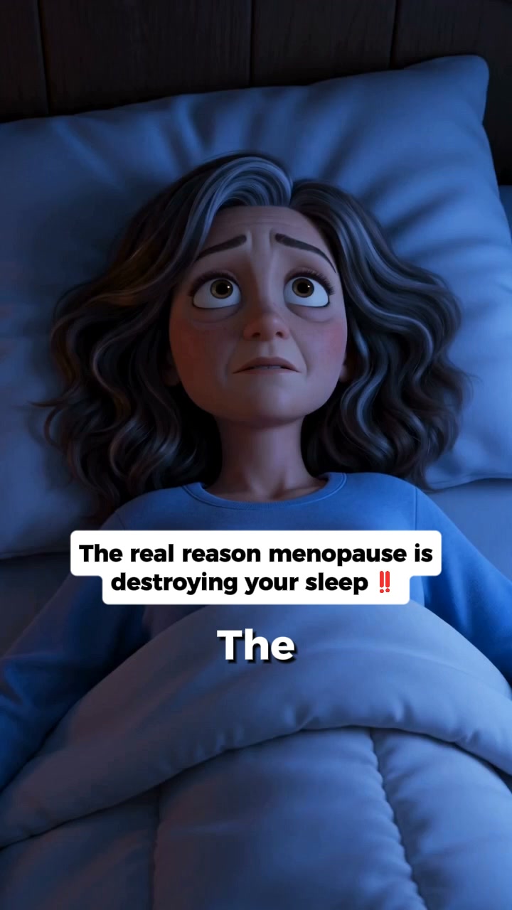 Try Respire Facebook ad: The real reason menopause is destroying your sleep. It…