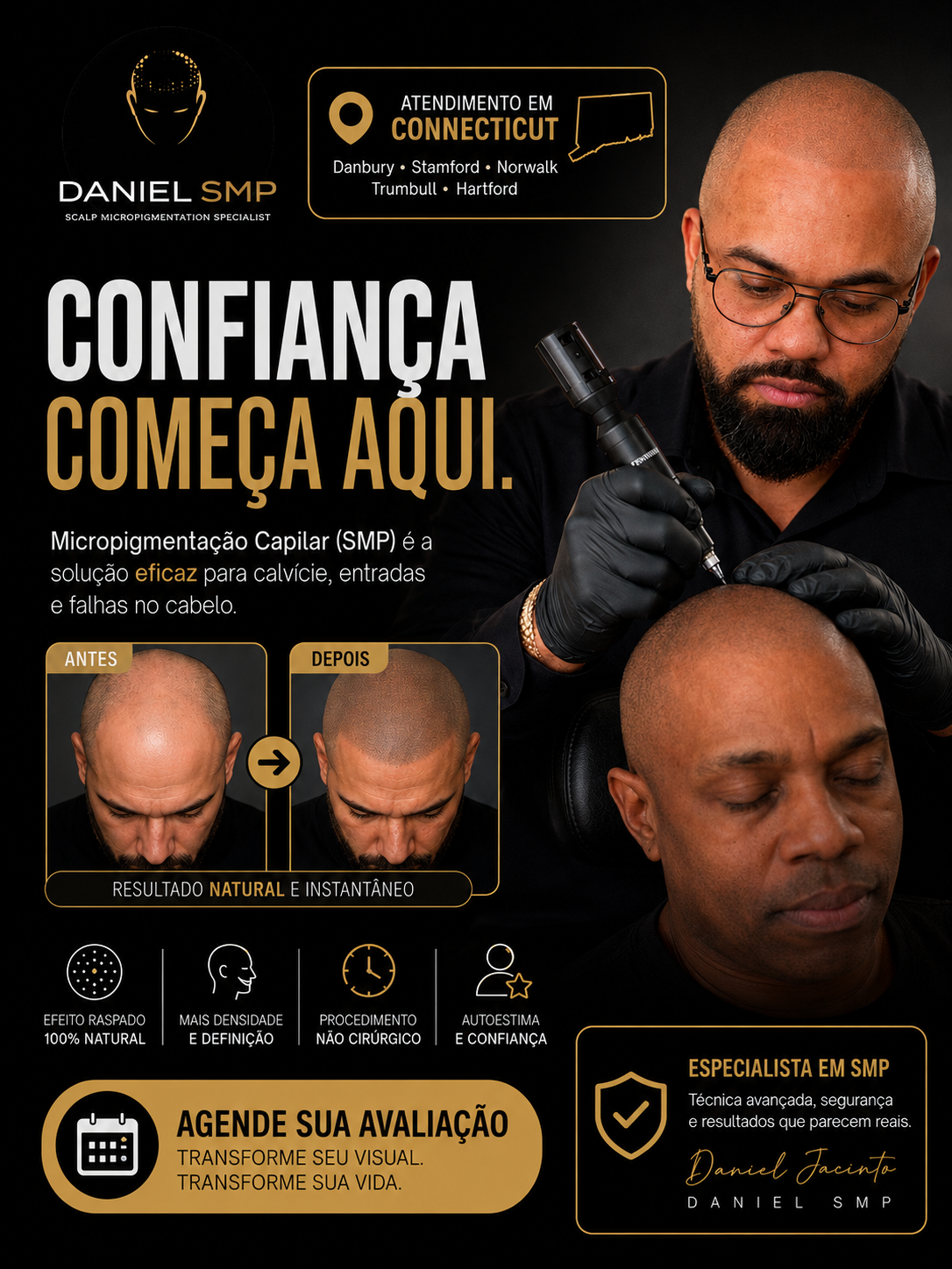 Scalpdanmicro Facebook ad: Agende uma avaliação gratuita