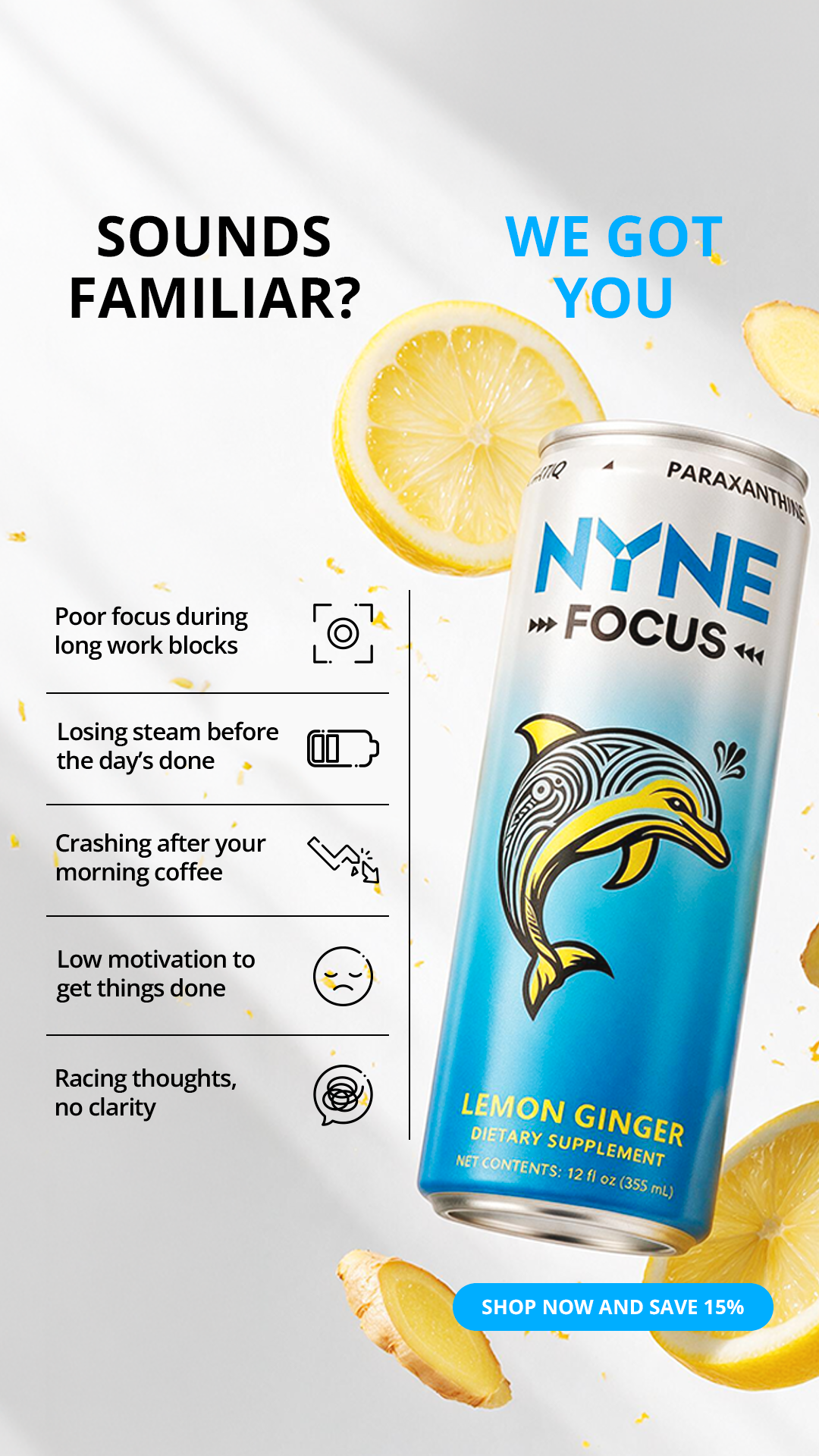 Drink NYNE Facebook ad