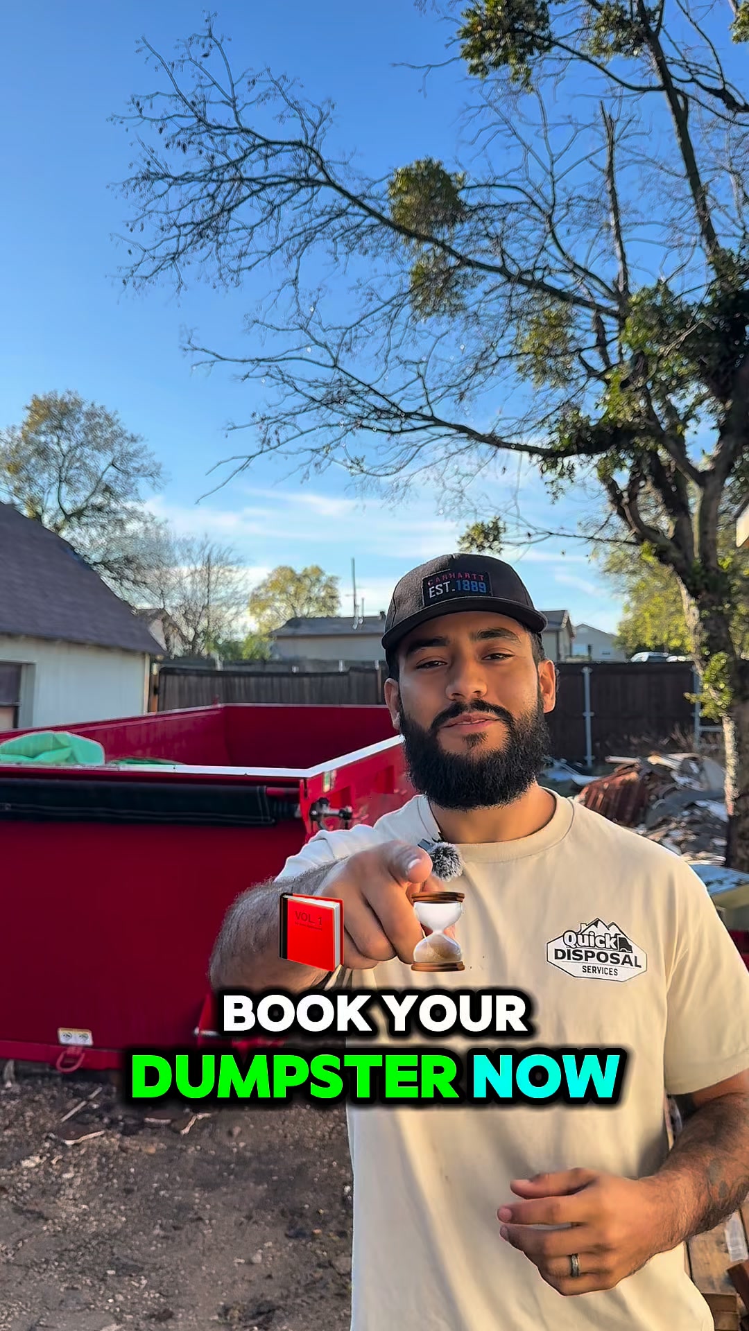 Quick Disposal Services Facebook ad: Fastest Dumpster Rentals