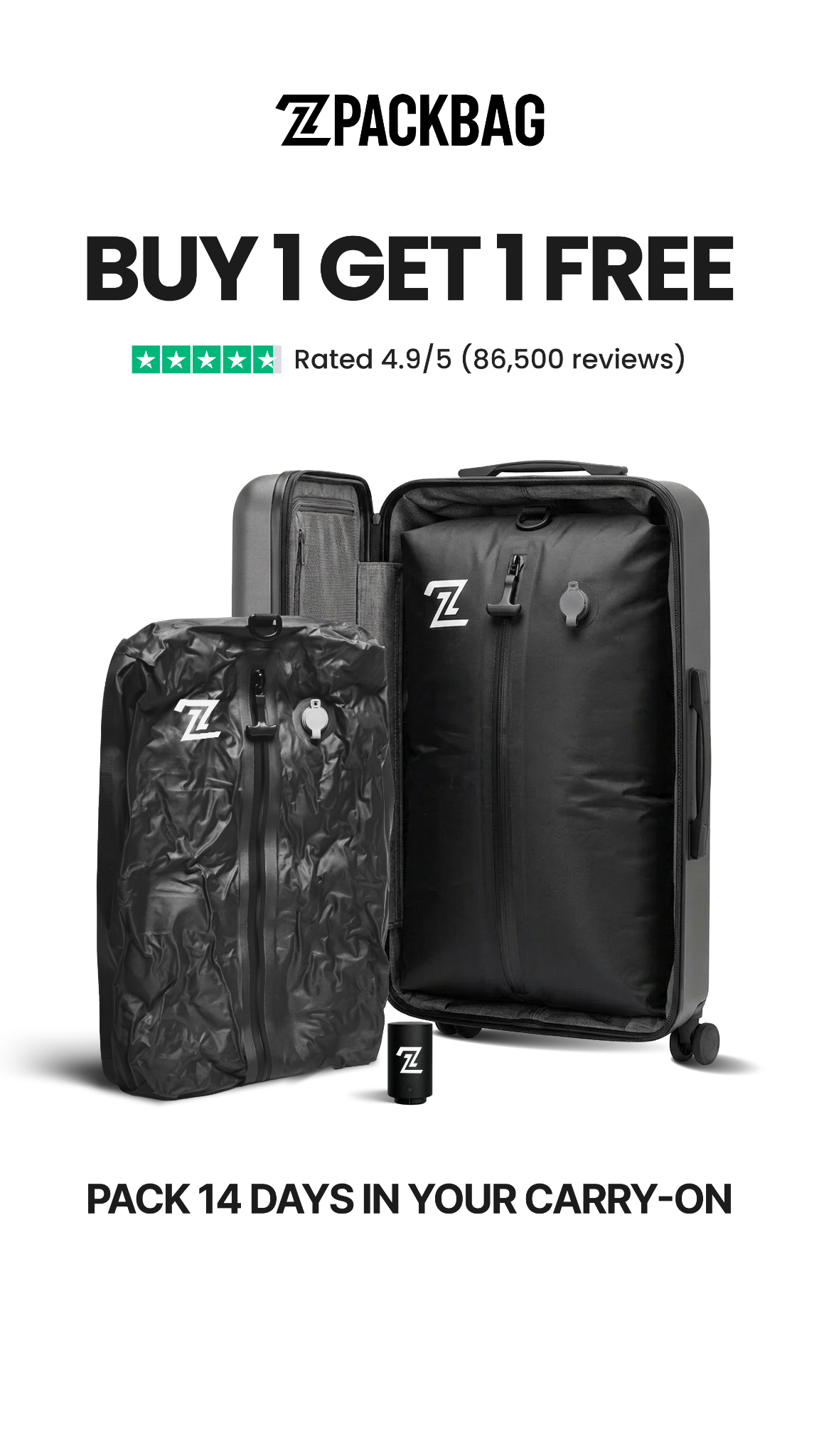 2packbag Facebook ad