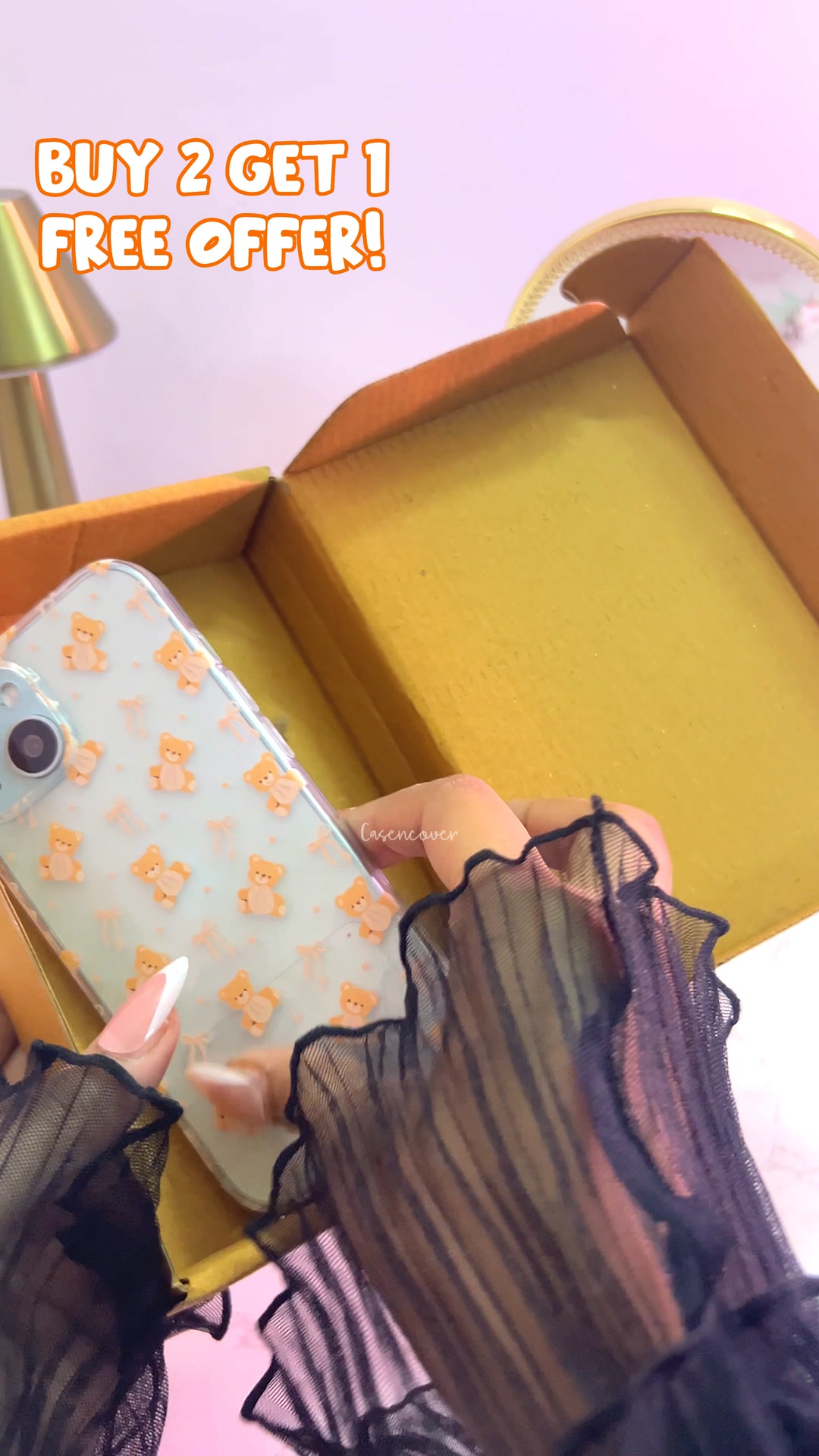 CUSTOMIZED CASES Facebook ad: Buy 2 Get 1 FREE