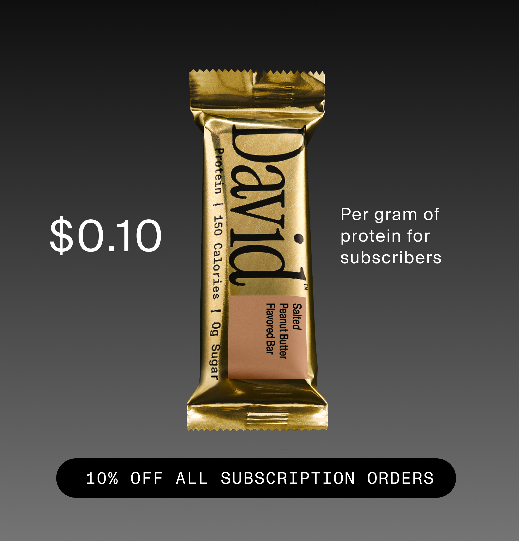 David Protein Facebook ad