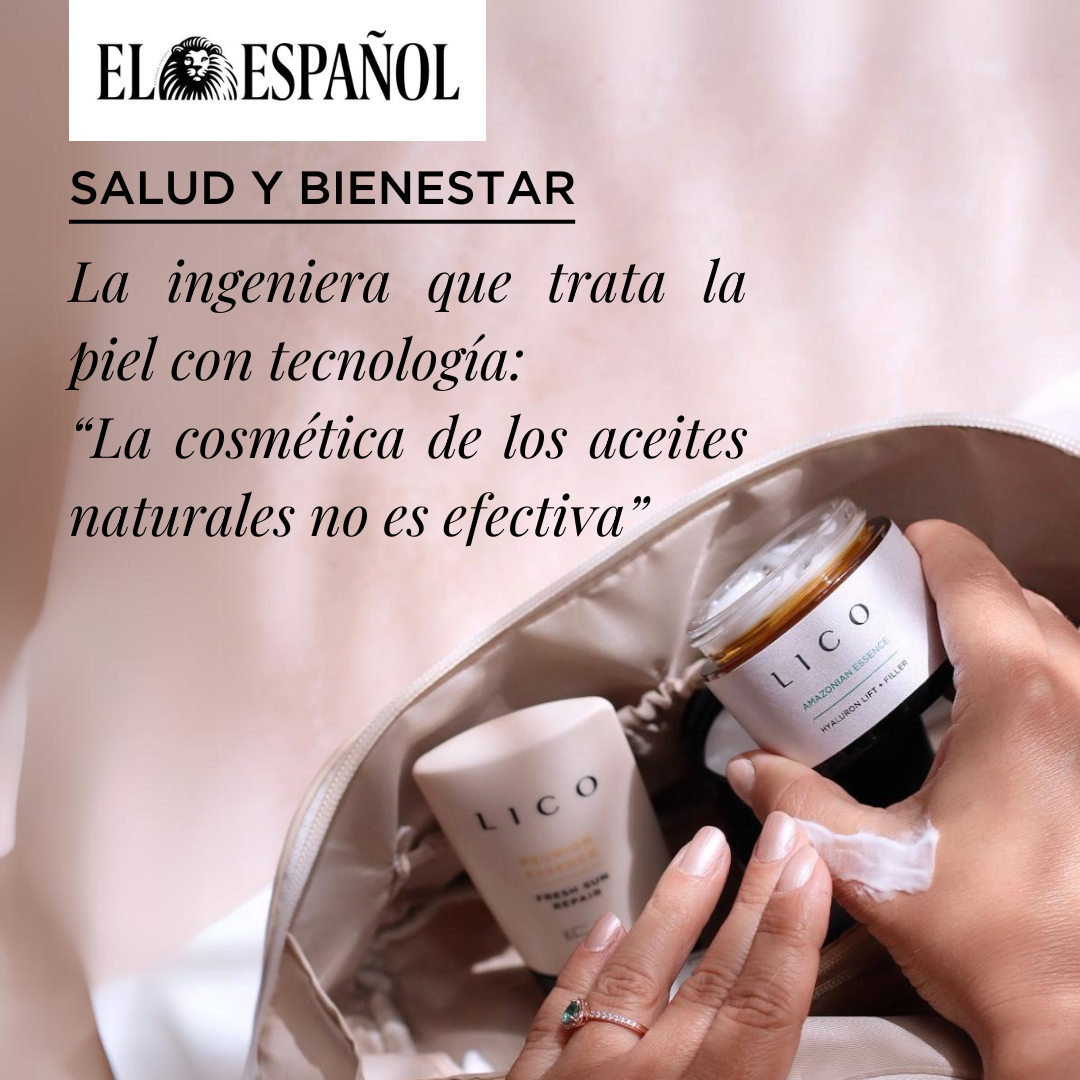 Lico Cosmetics Facebook ad: Ingeniería Cosmética para tu piel.