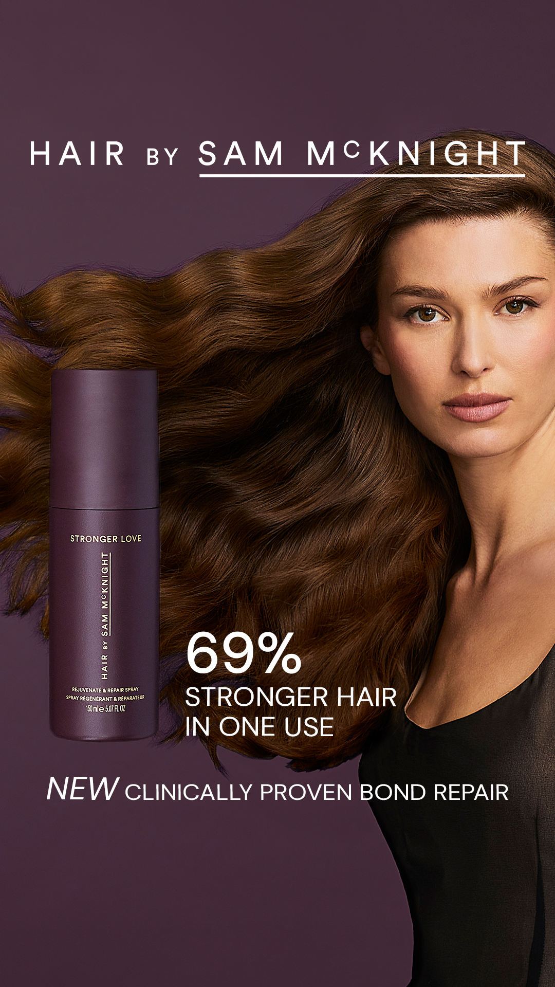 Hair by Sam McKnight Facebook ad