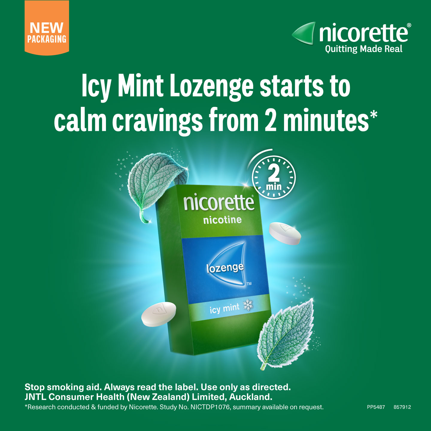 Nicorette ANZ Facebook ad