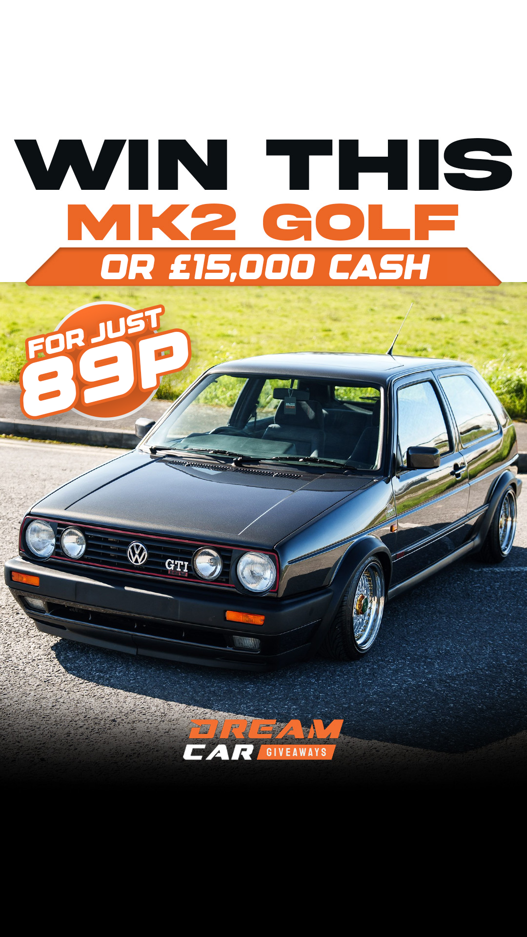 Dream Car Giveaways Facebook ad