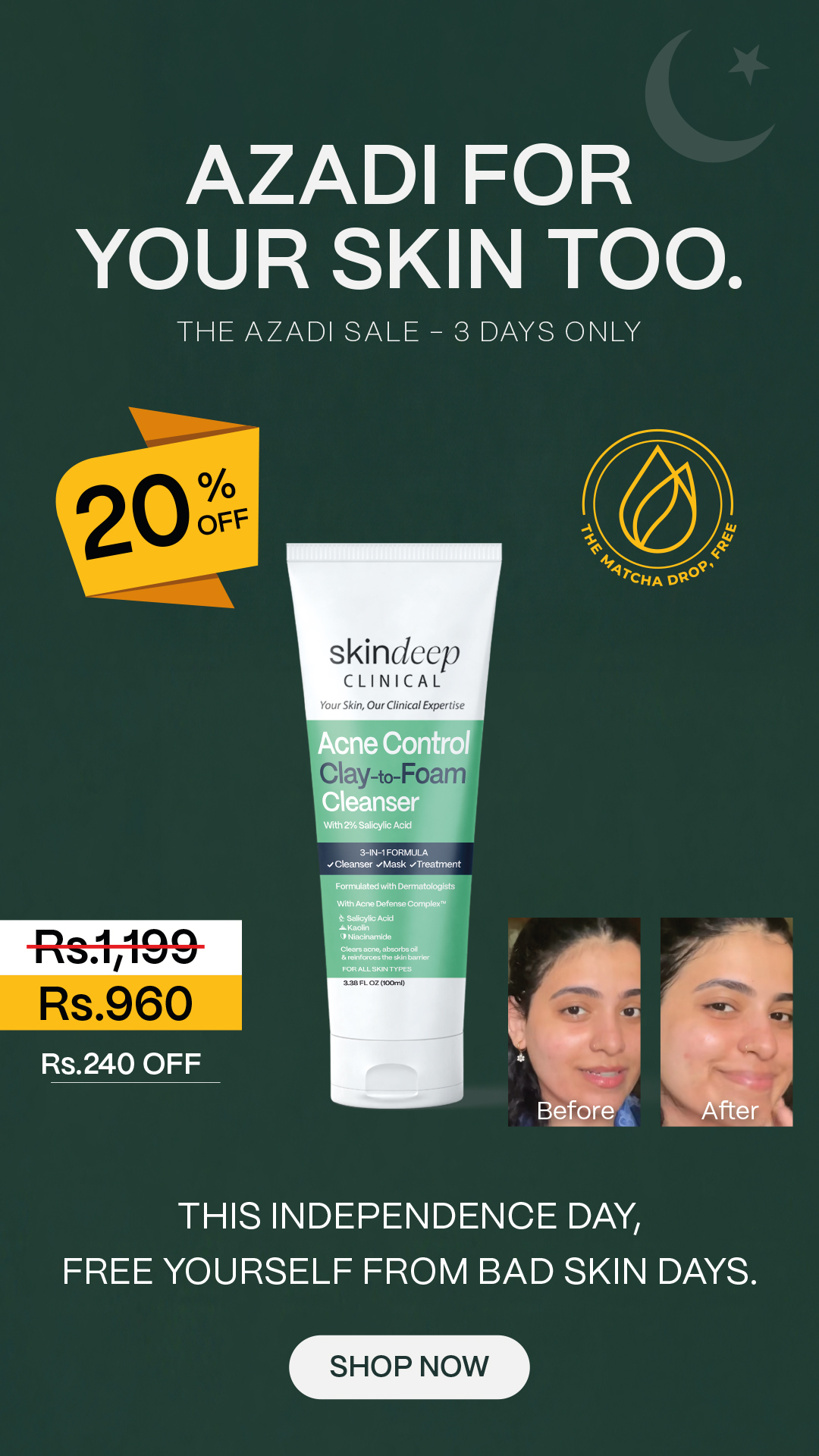 Skin Deep Facebook ad