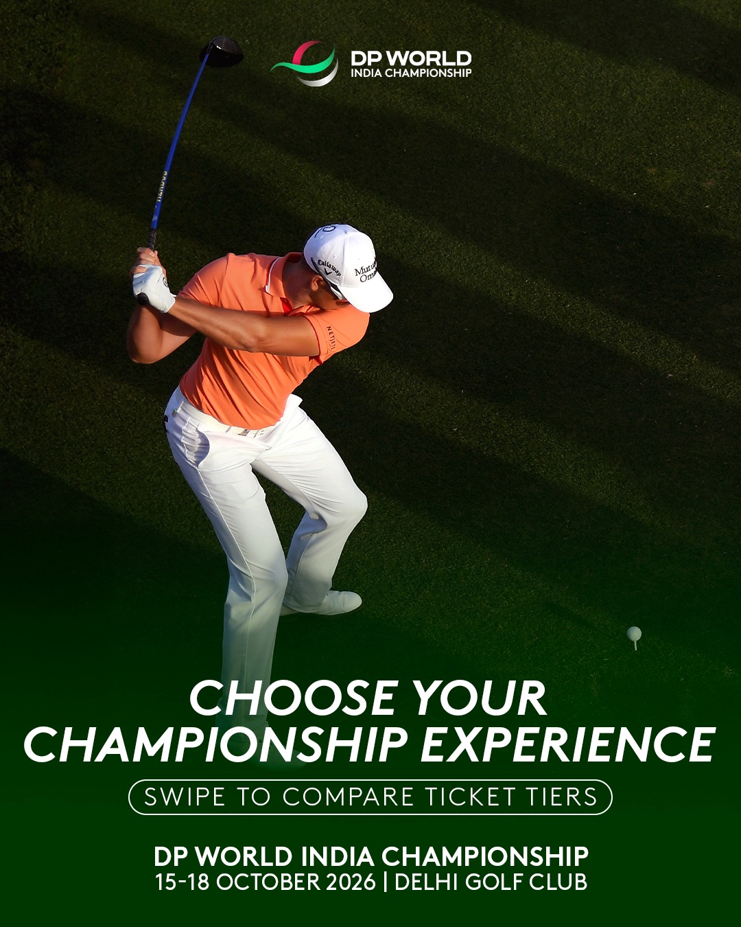 DP World India Championship Facebook ad: Which way will you experience 