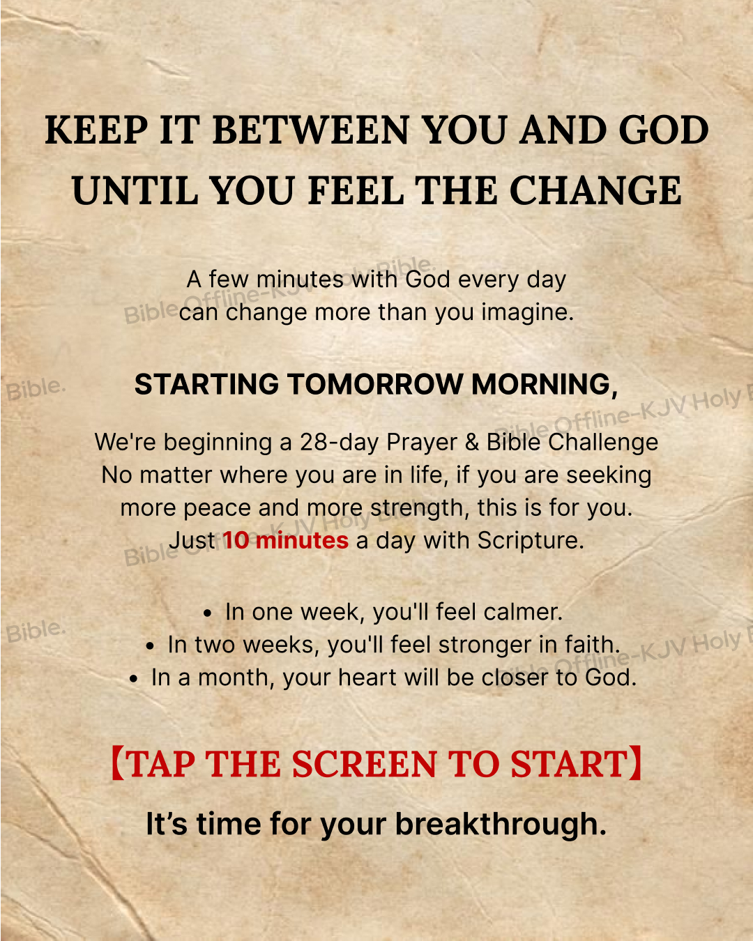 Bible Offline Facebook ad