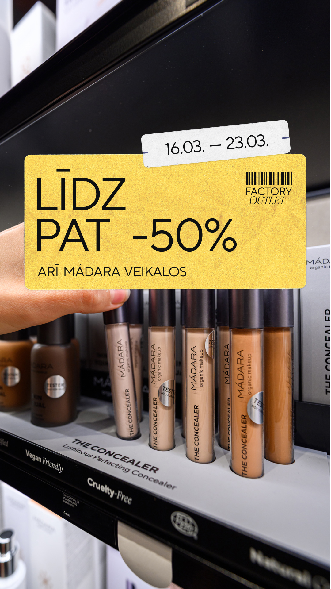 Mádara Organic Skincare Facebook ad