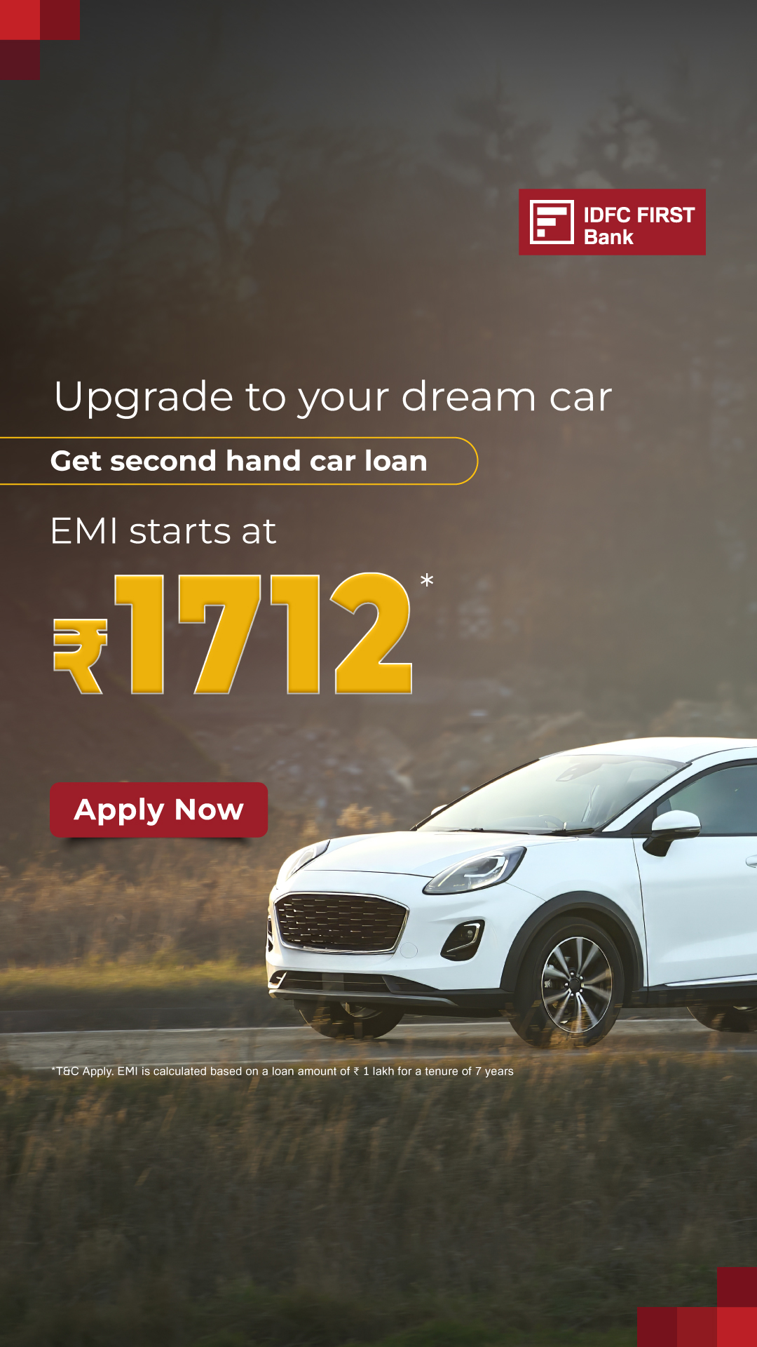 IDFC FIRST Bank Facebook ad