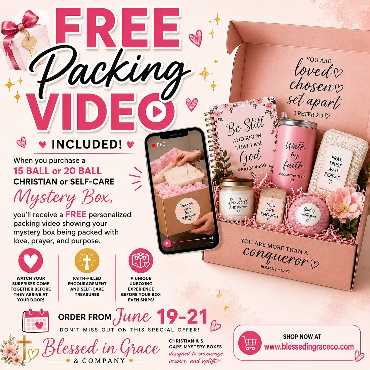 Blessed in Grace & Company Facebook ad