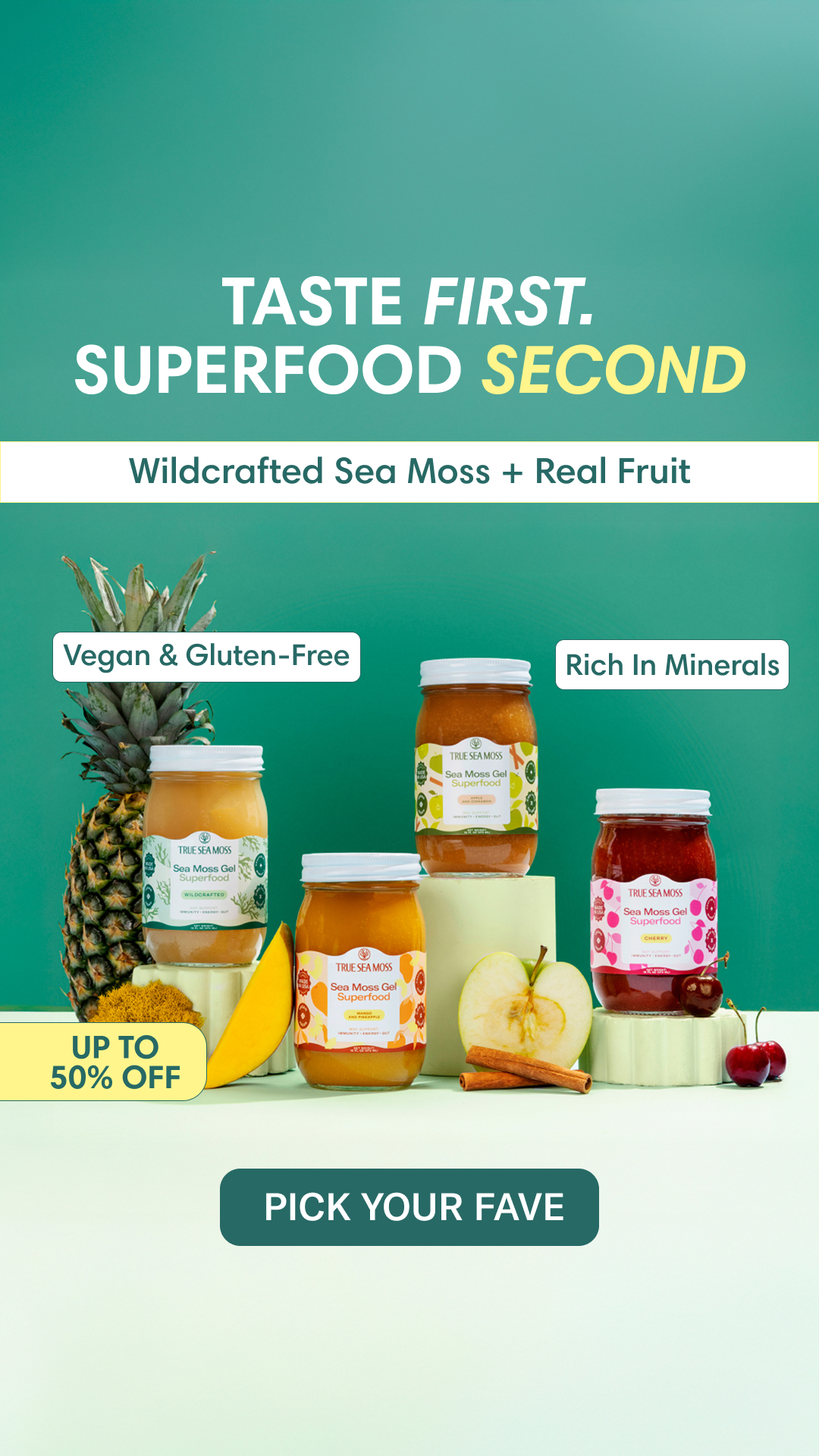 True Sea Moss Health Facebook ad