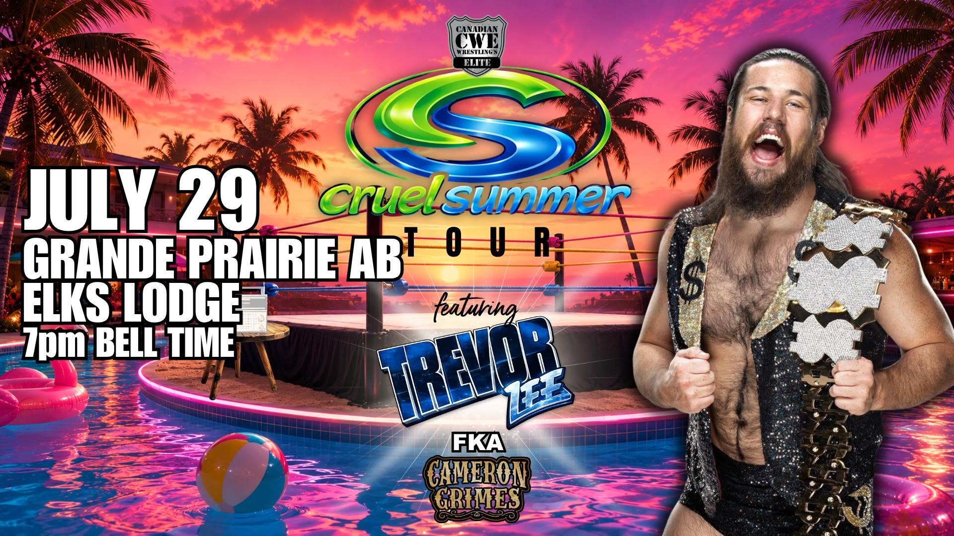 Canadian Wrestling's Elite Facebook ad
