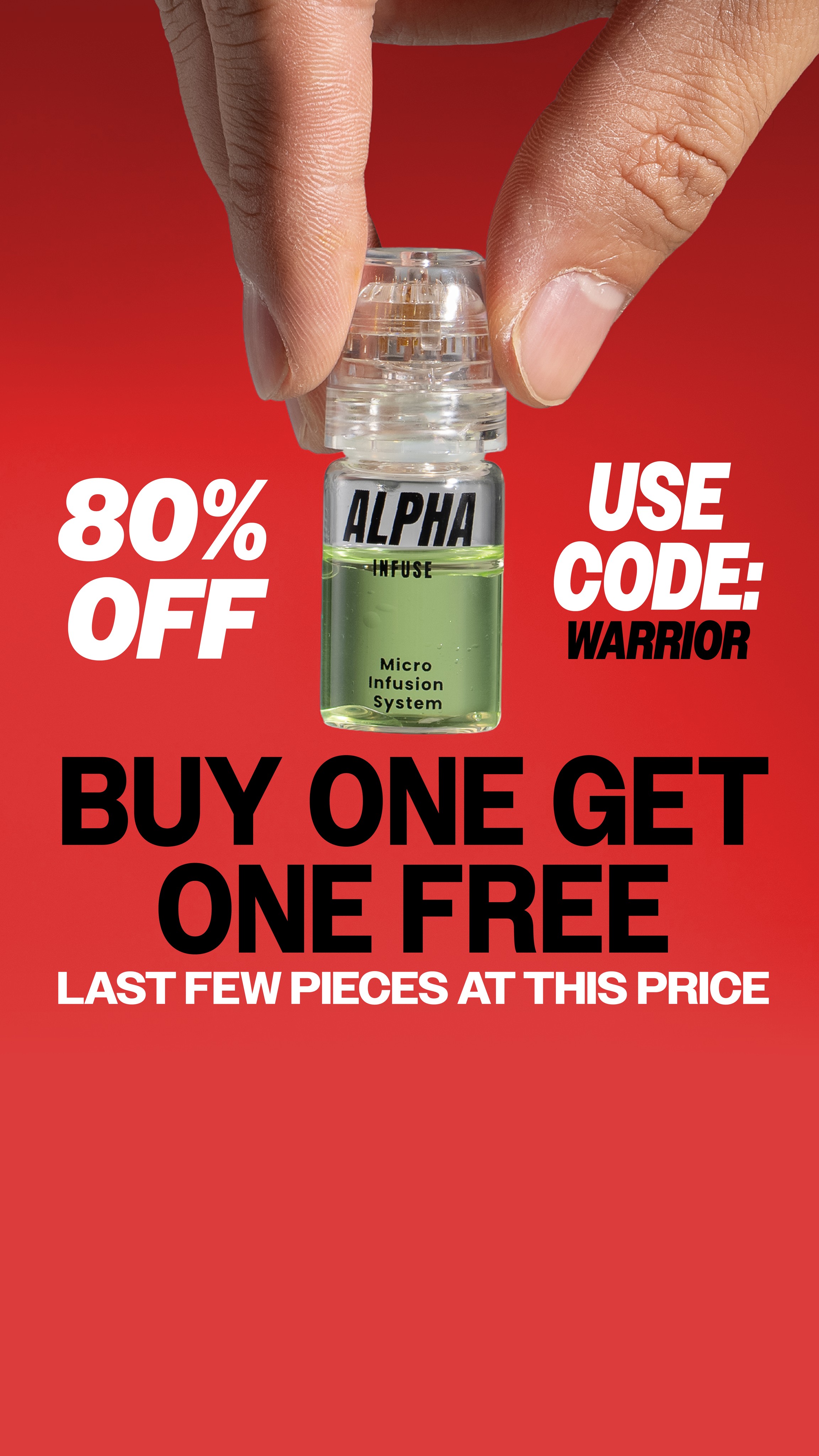 AlphaInfuse Facebook ad