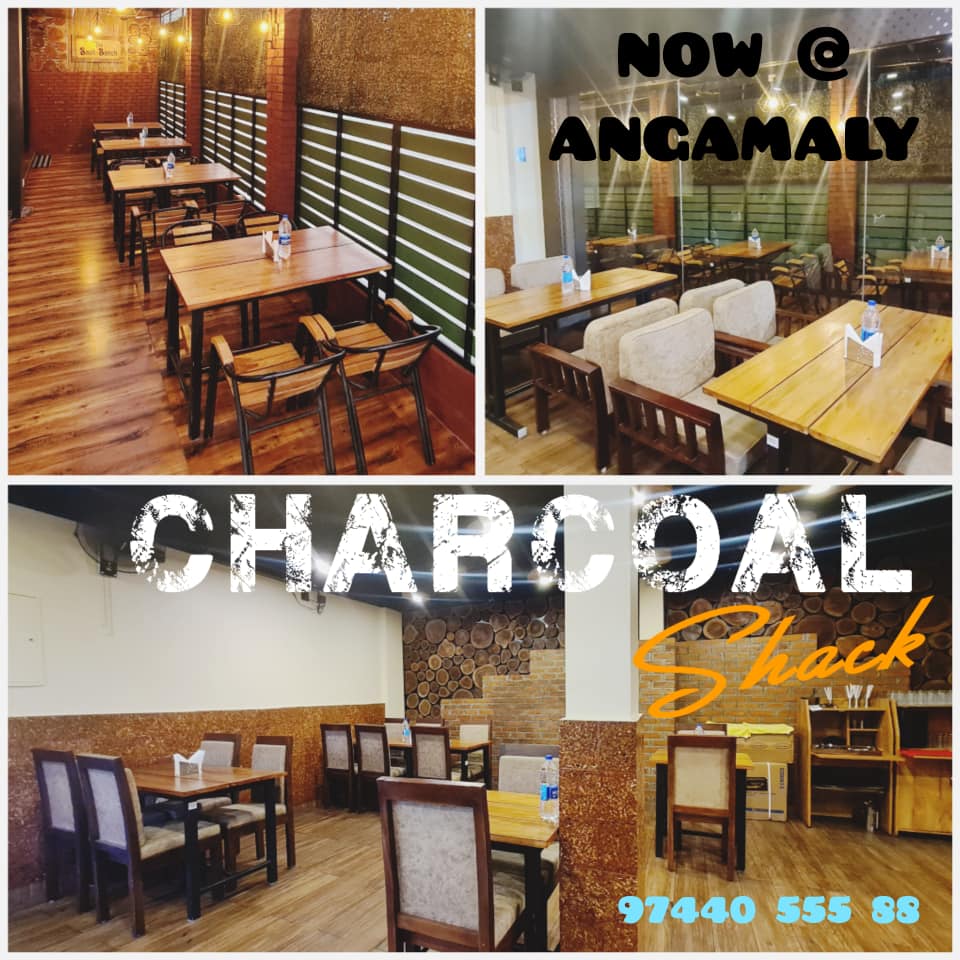 Charcoal Shack Restaurant Kaloor Facebook ad: OUR NEW OUTLET IS NOW OPEN AT KARRIYAD,ANGAMALY.