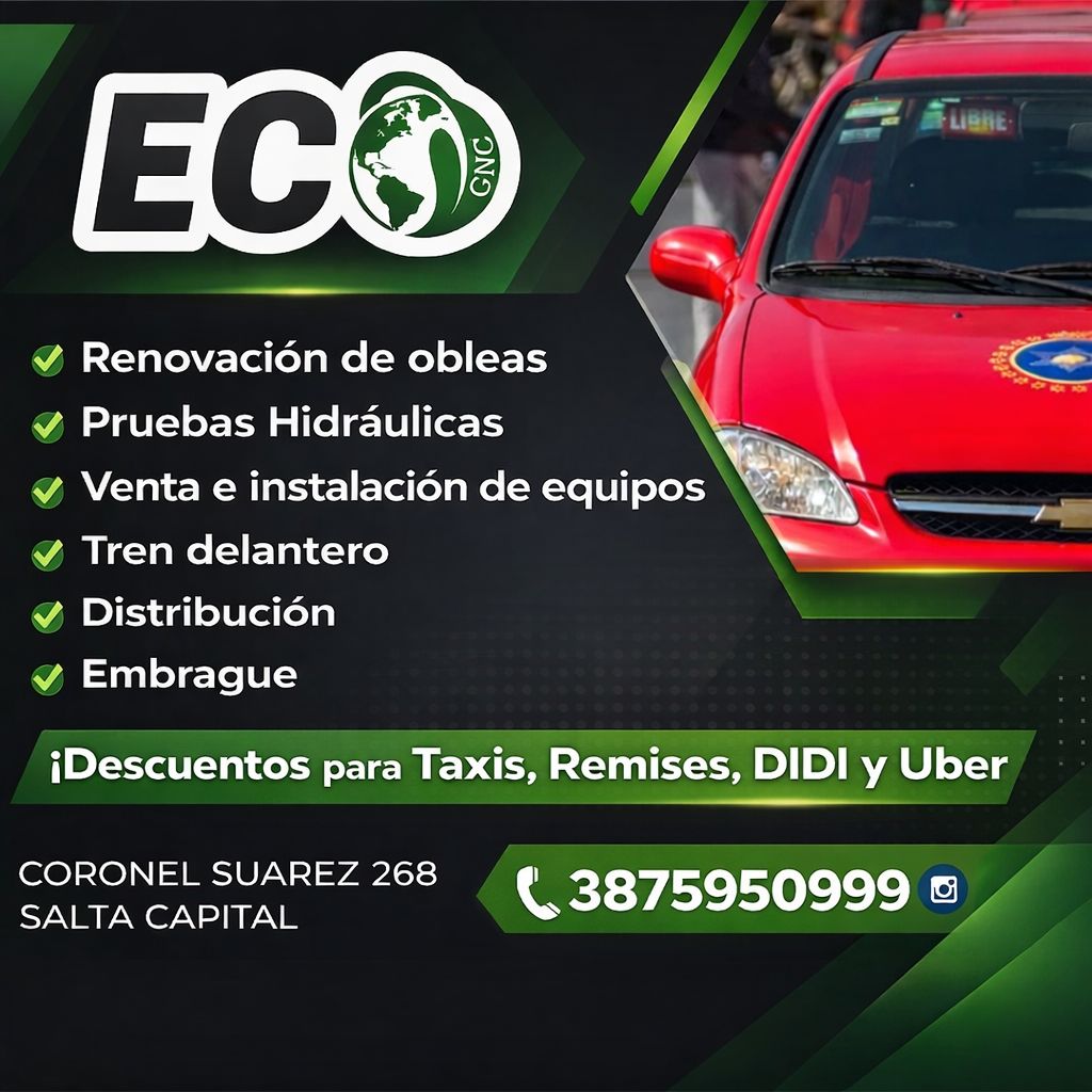 Eco Gnc Facebook ad: Taller de GNC
