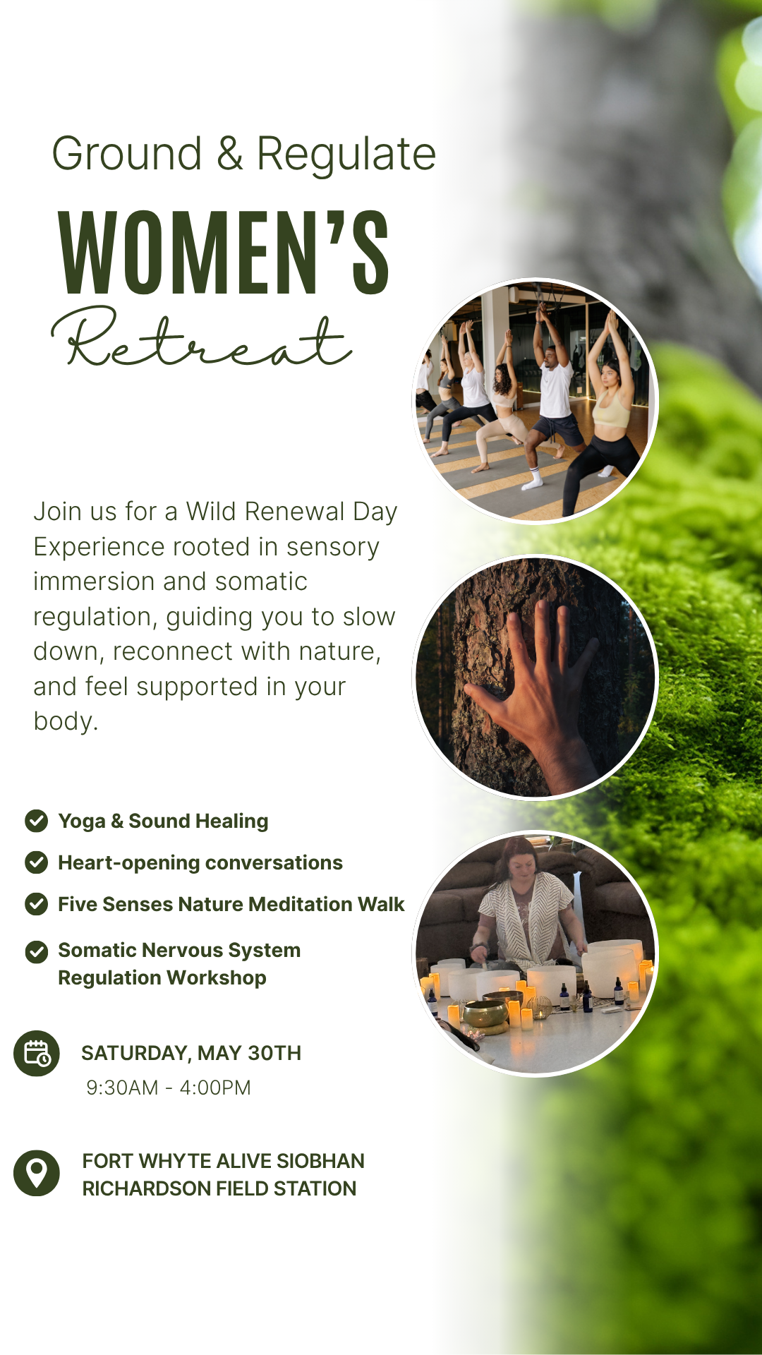 Wild Renewal Retreats for Women Facebook ad