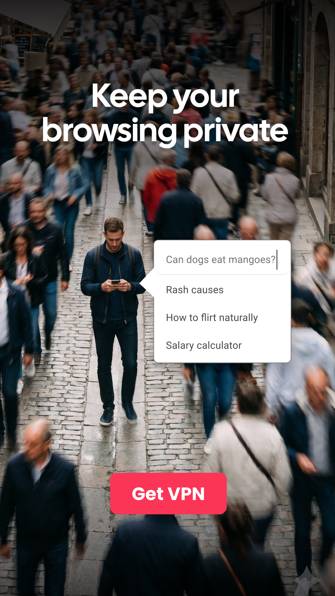 Surfshark Facebook ad