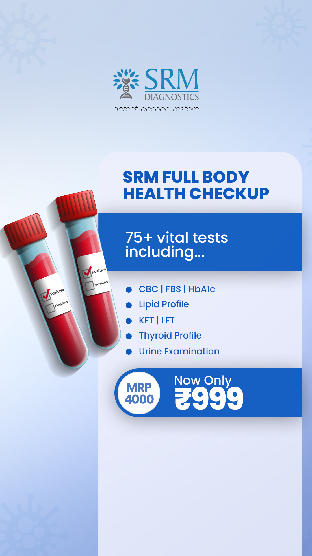 SRM Diagnostics Facebook ad
