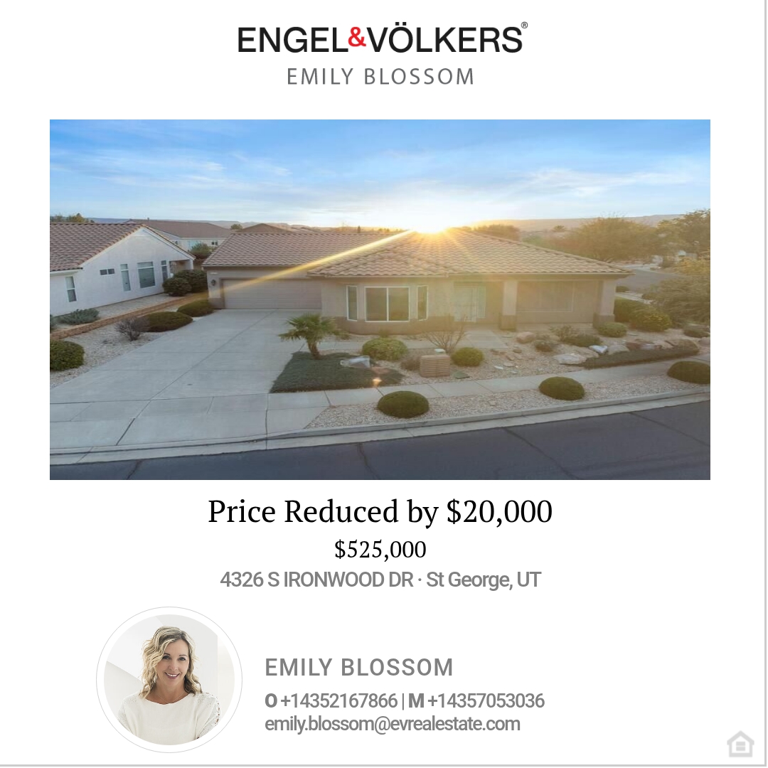 Emily Blossom - St George Real Estate Facebook ad: EMILY BLOSSOM
