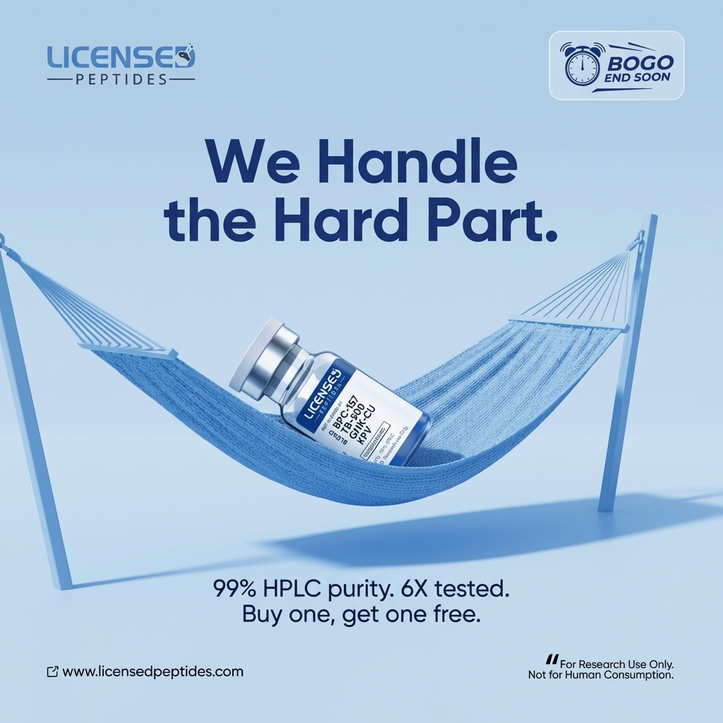 LicensedPeptides Facebook ad