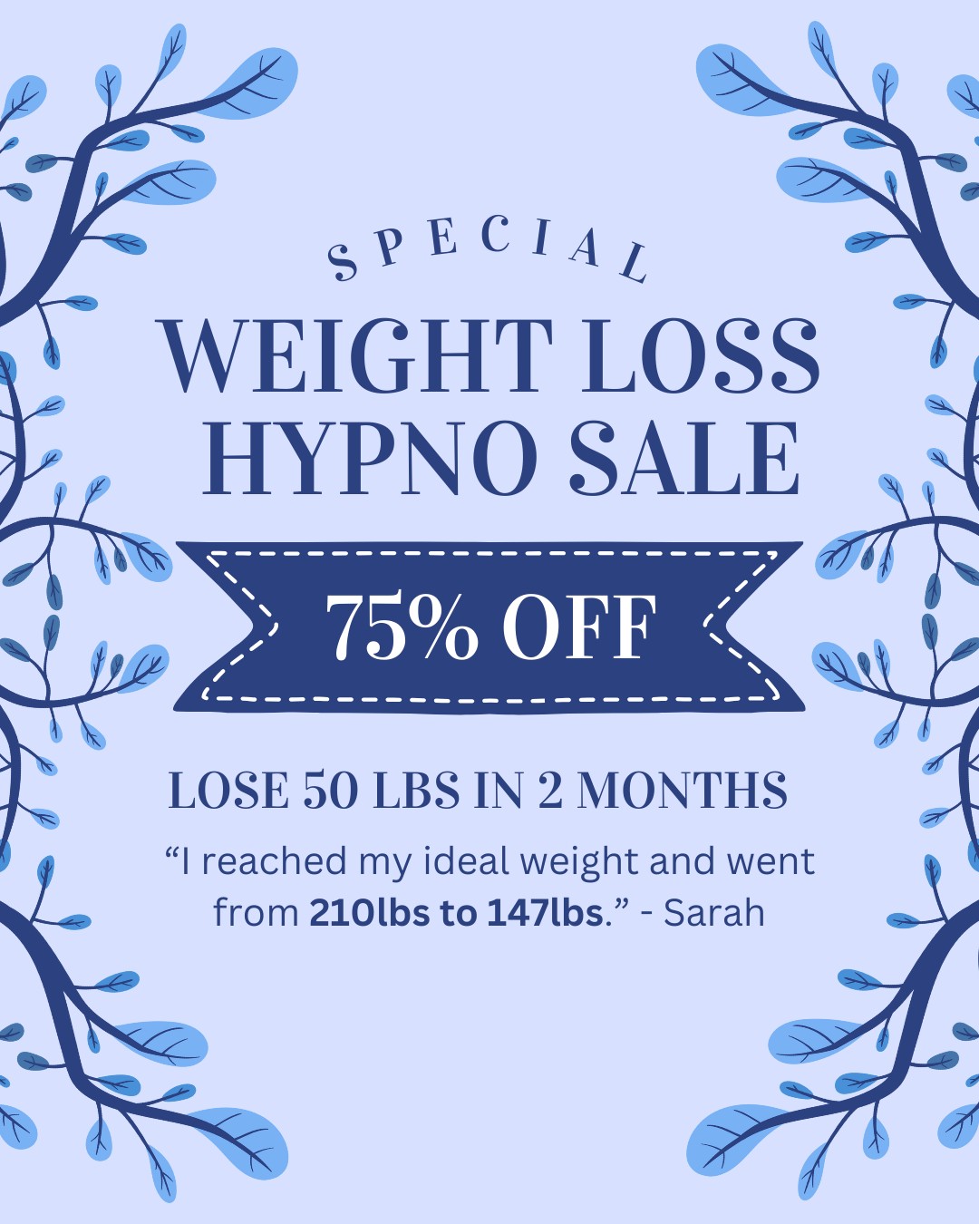 Hypnotherapist - Dr. Mary Patnaude Facebook ad