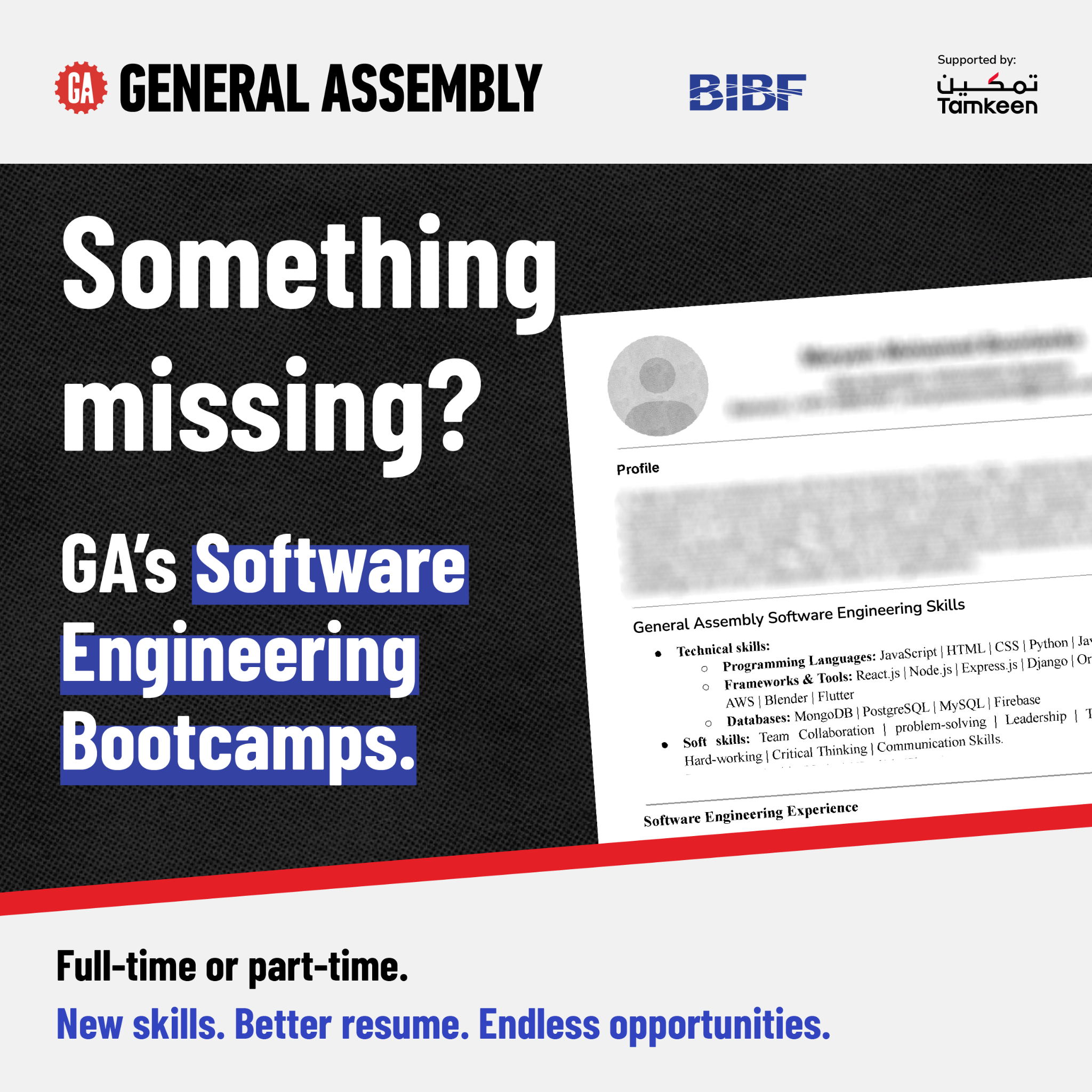 General Assembly Middle East Facebook ad