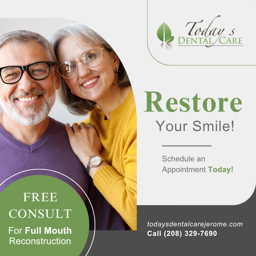 Today's Dental Care - Buhl, ID Facebook ad: Modern Care, Stunning Smiles.