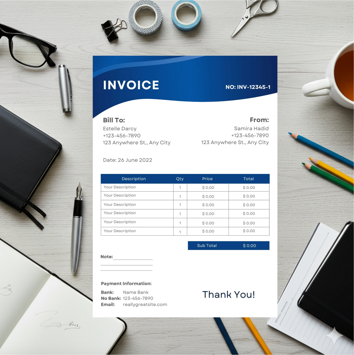 Invoice Maker Facebook ad