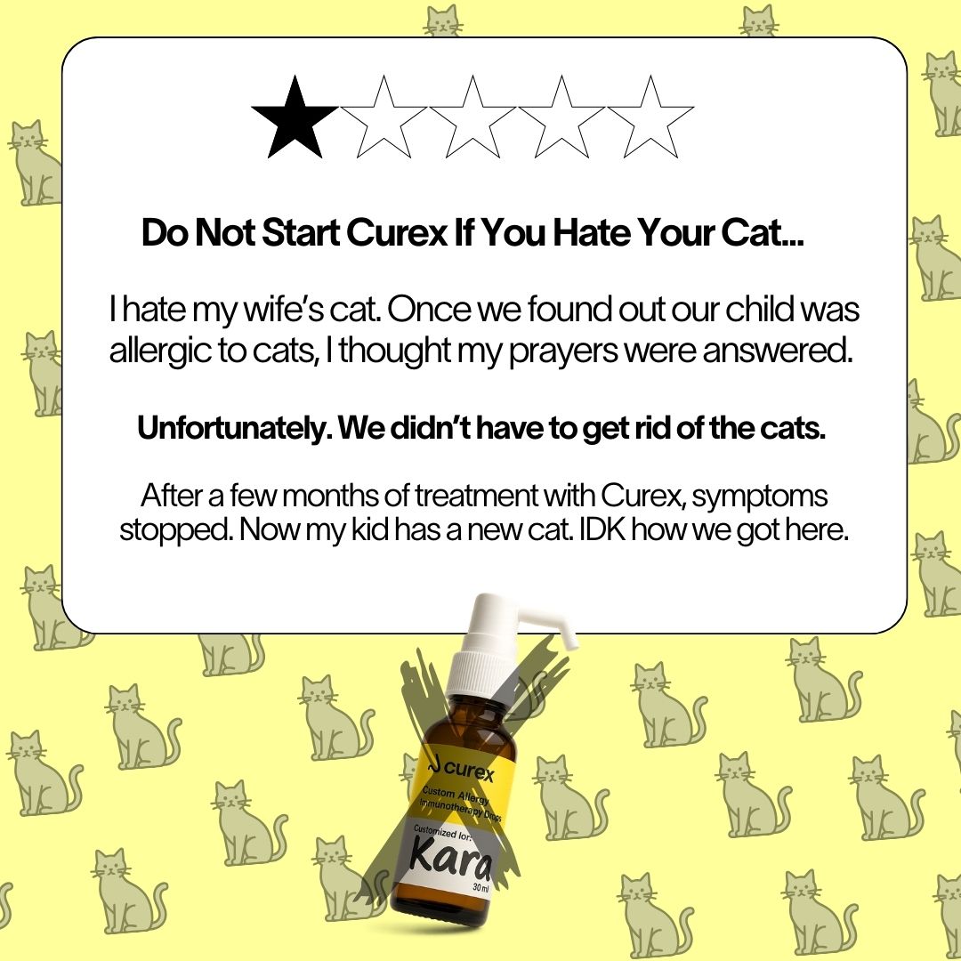 Curex Allergy Facebook ad