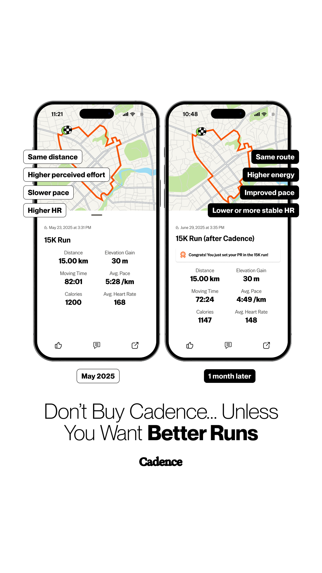 Use Cadence Facebook ad