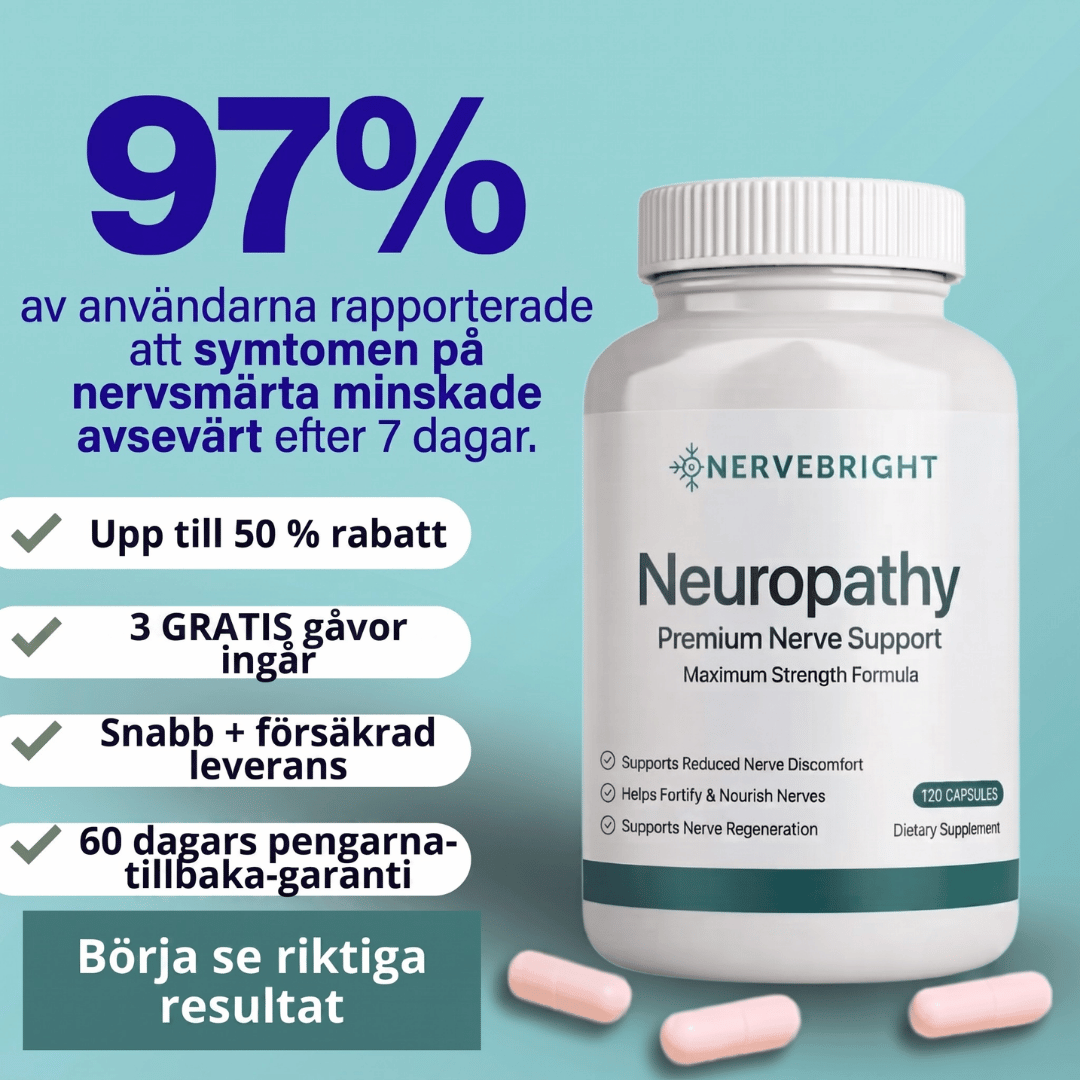 Svenska Hälsonytt Facebook ad: Starkare nerver, bättre dagar