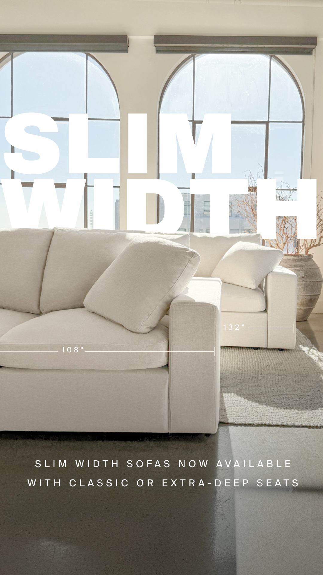 7th Avenue Facebook ad: Big Comfort for Small Spaces