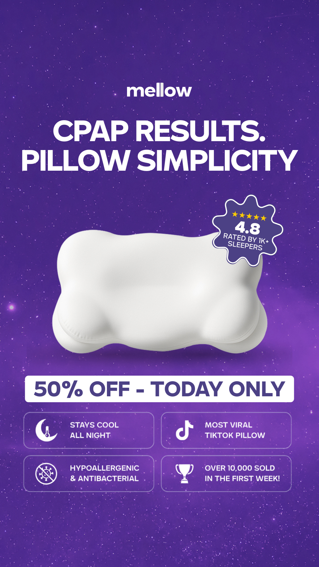 Mellow Sleep Facebook ad