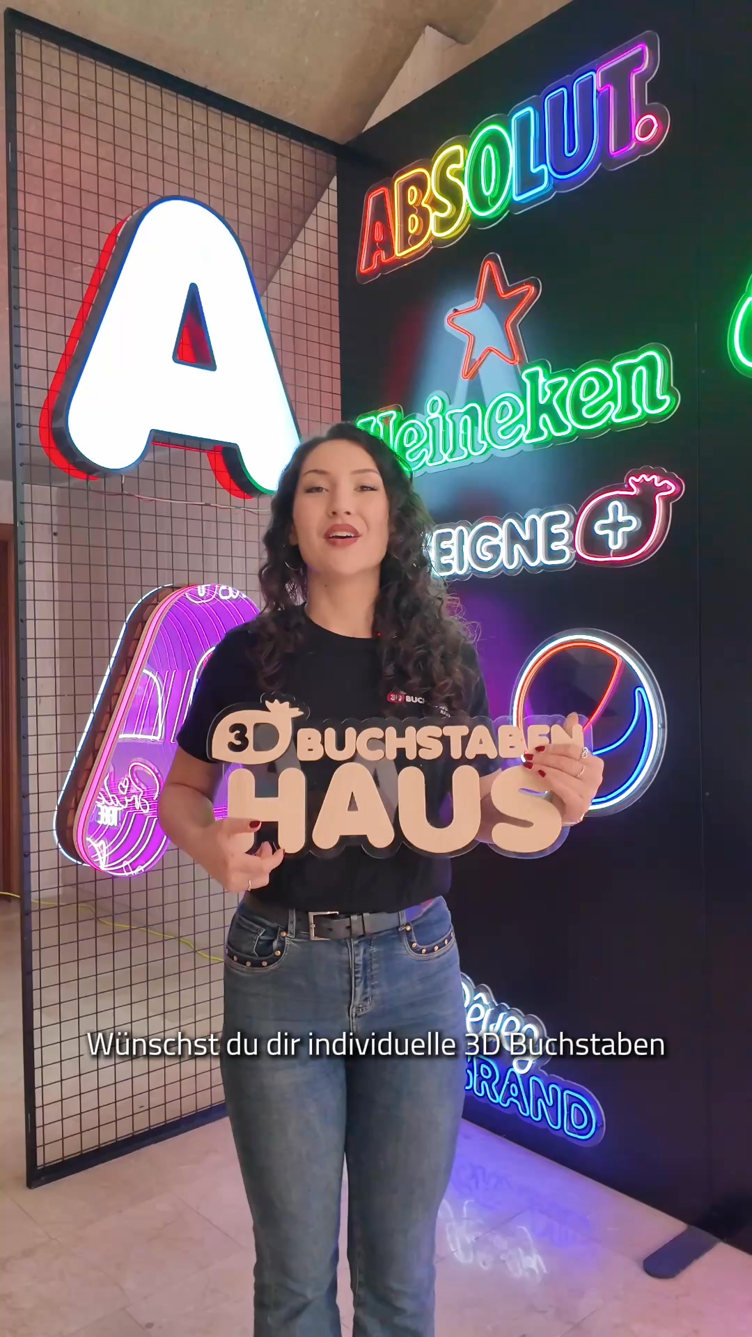 3D Buchstaben Haus Facebook ad: 3D Buchstaben für Ihr Unternehmen