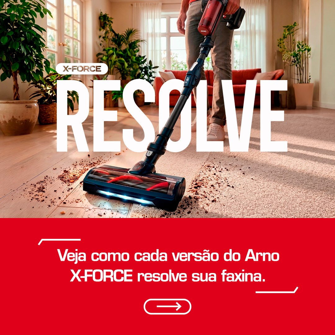 Arno Facebook ad: Já imaginou resolver a faxina de um jeito…