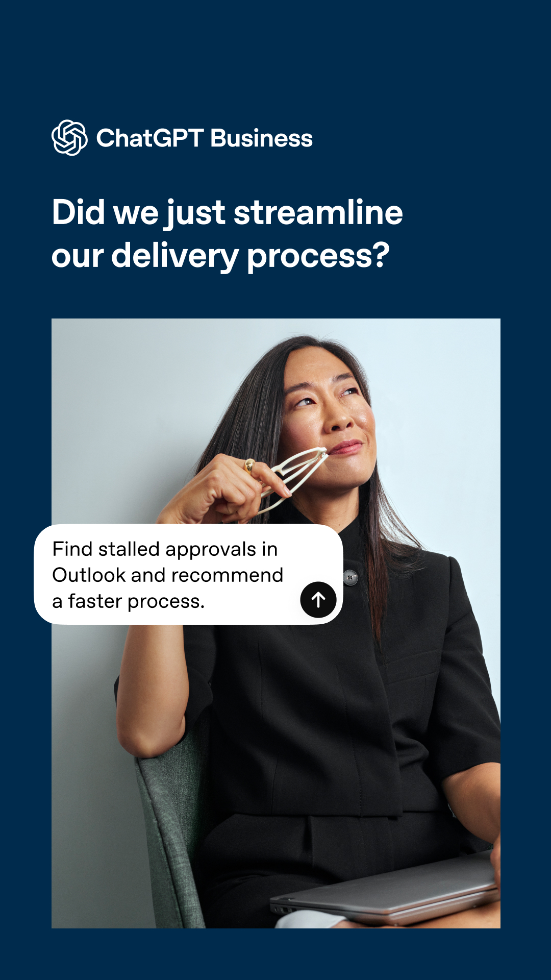OpenAI Facebook ad: Try ChatGPT Business