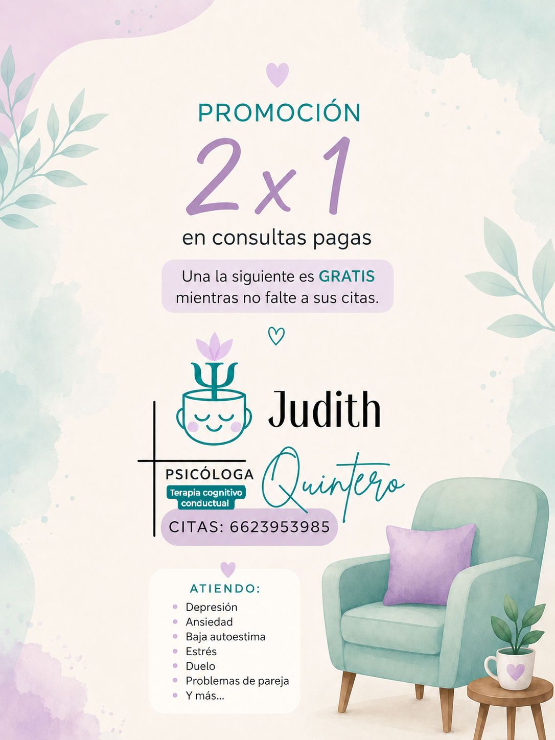 Psicóloga Judith Quintero Facebook ad from Jun 4, 2026