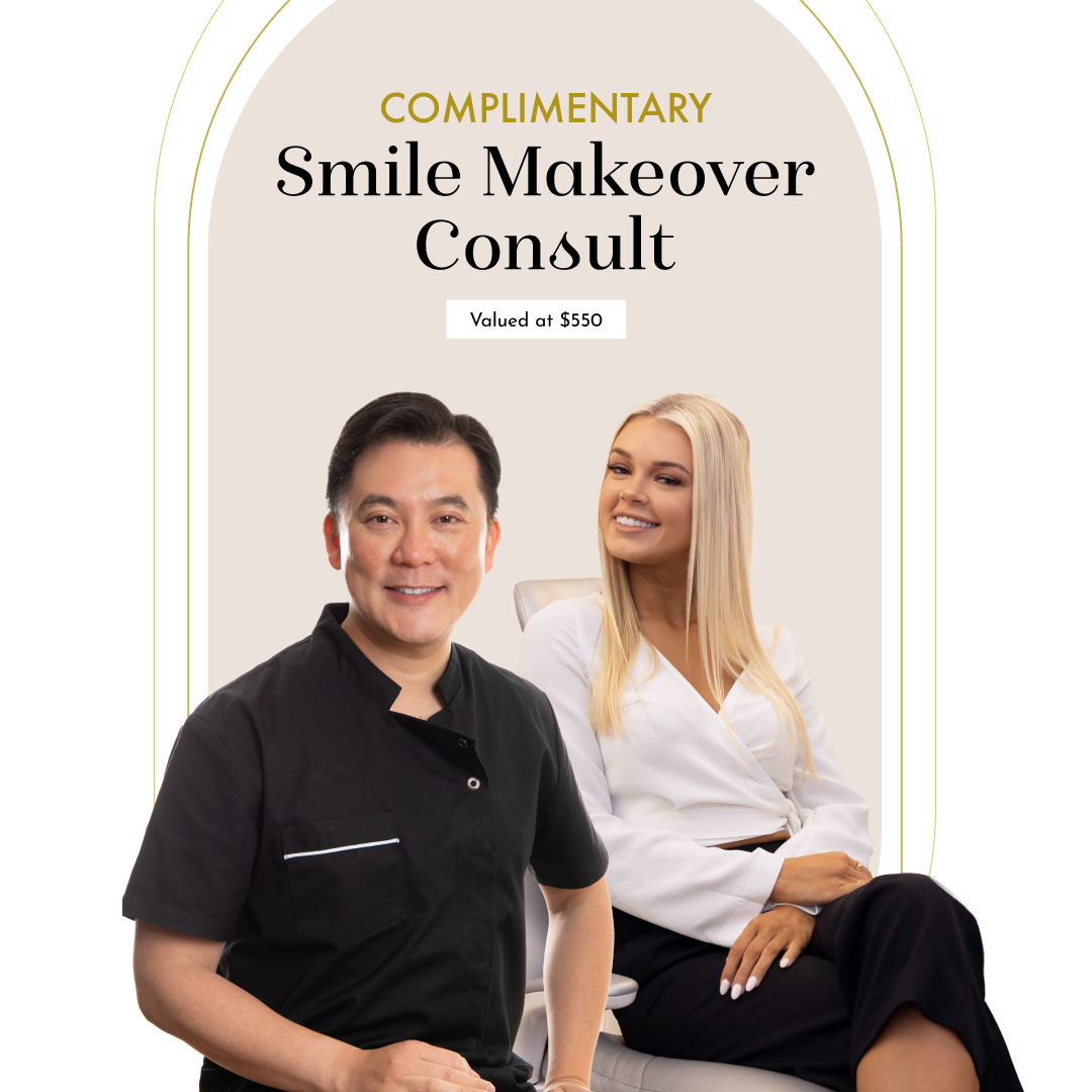 Iconic Dentistry Facebook ad: Claim A Complimentary Smile Makeover Consult!