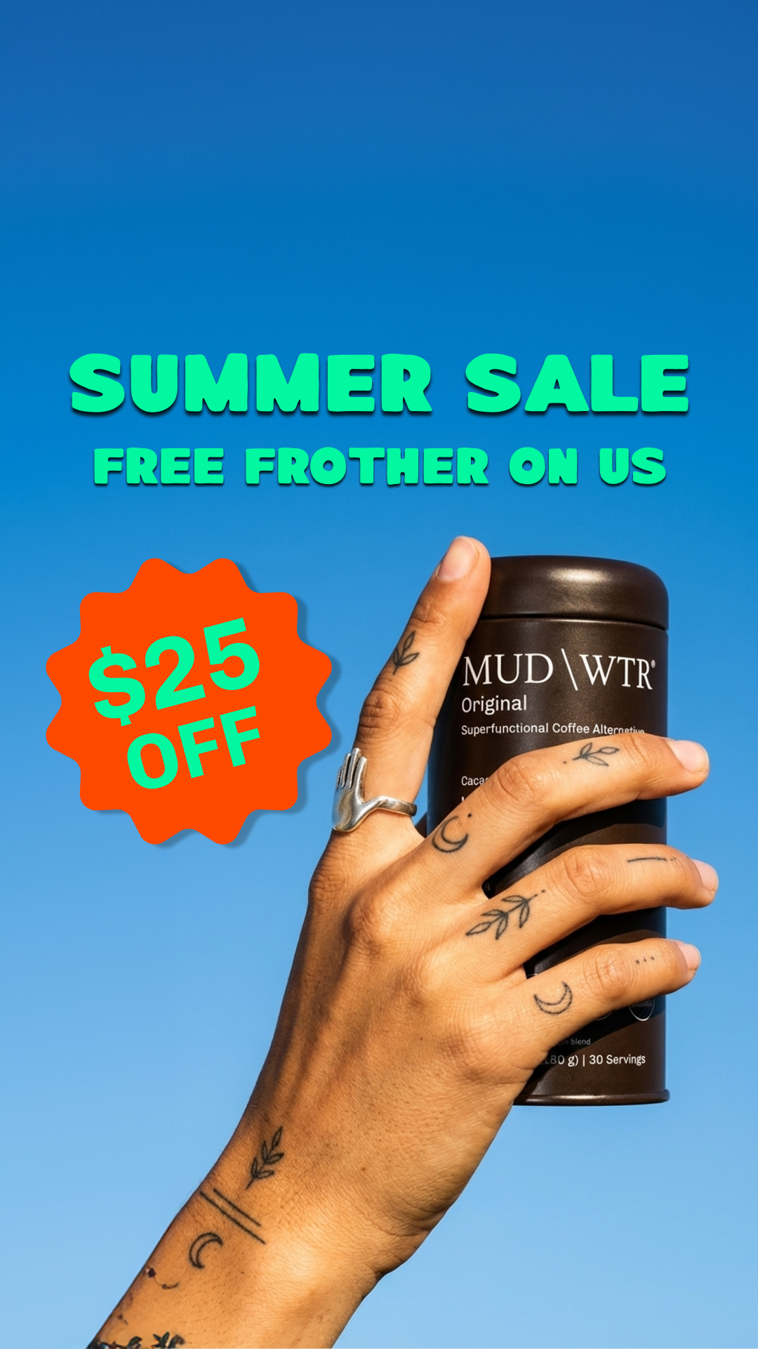 MUD\WTR Facebook ad