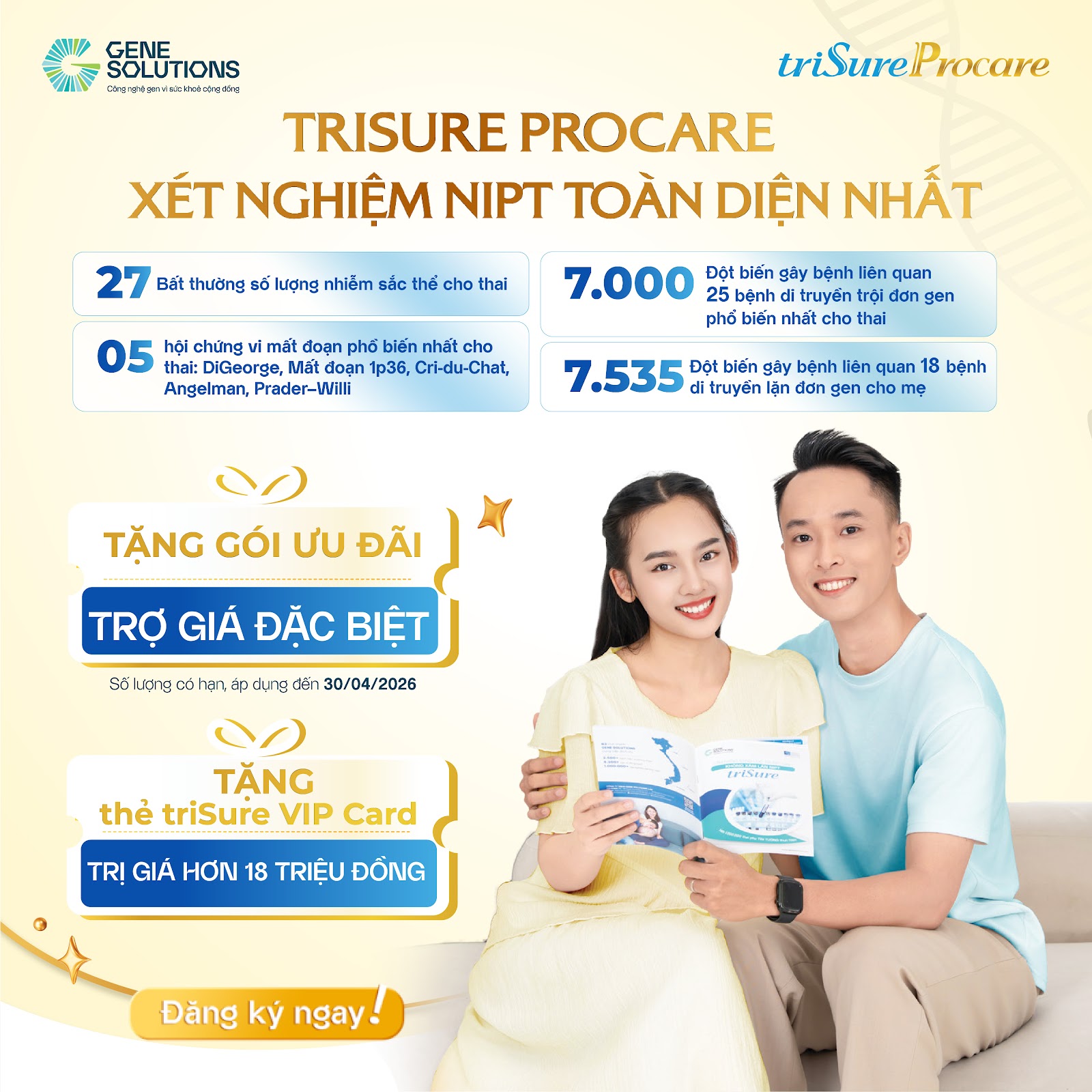 triSure NIPT - Gene Solutions VN Facebook ad
