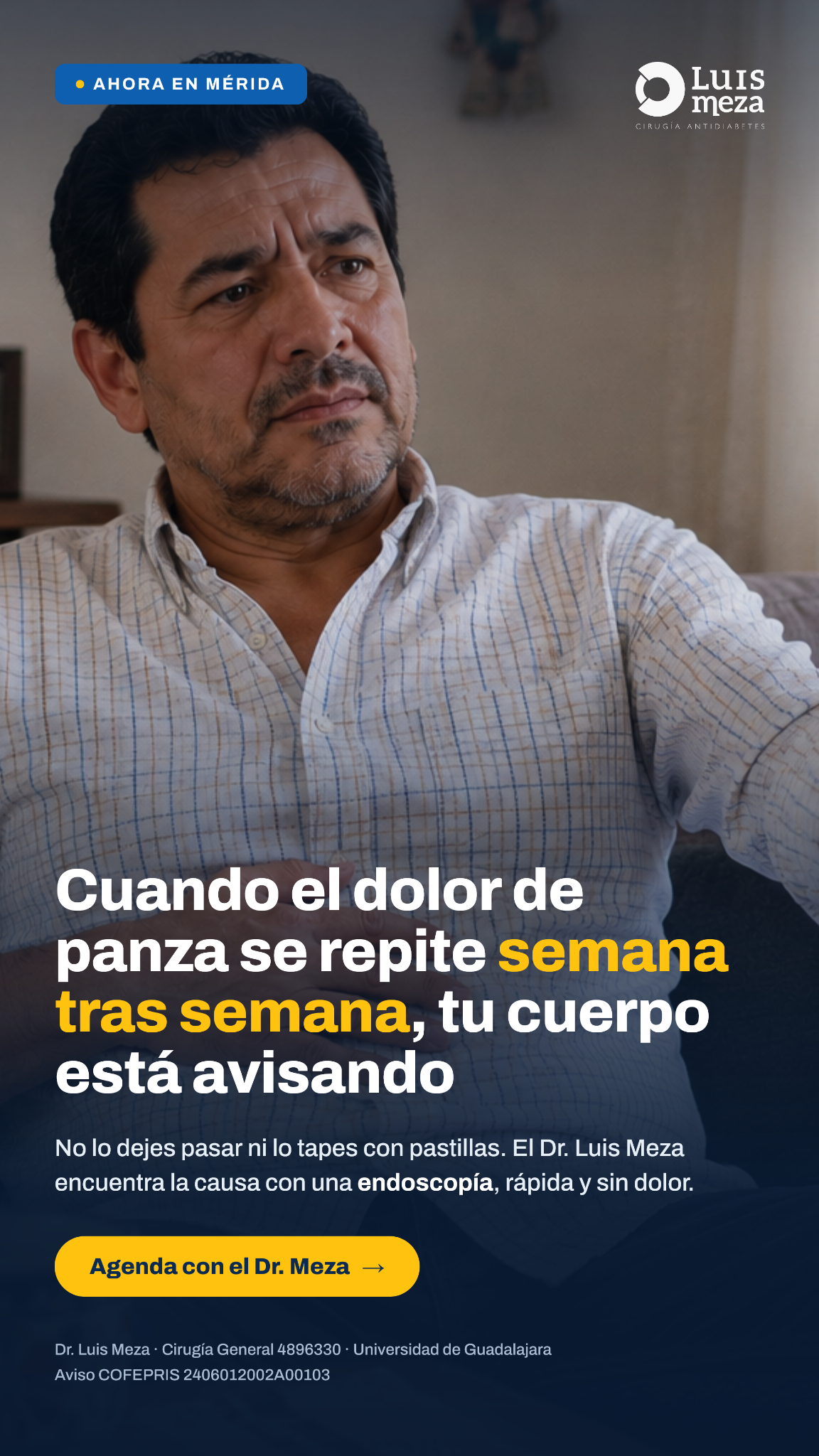 Dr. Luis Meza - Cirugía antidiabetes Facebook ad from Jul 29, 2026