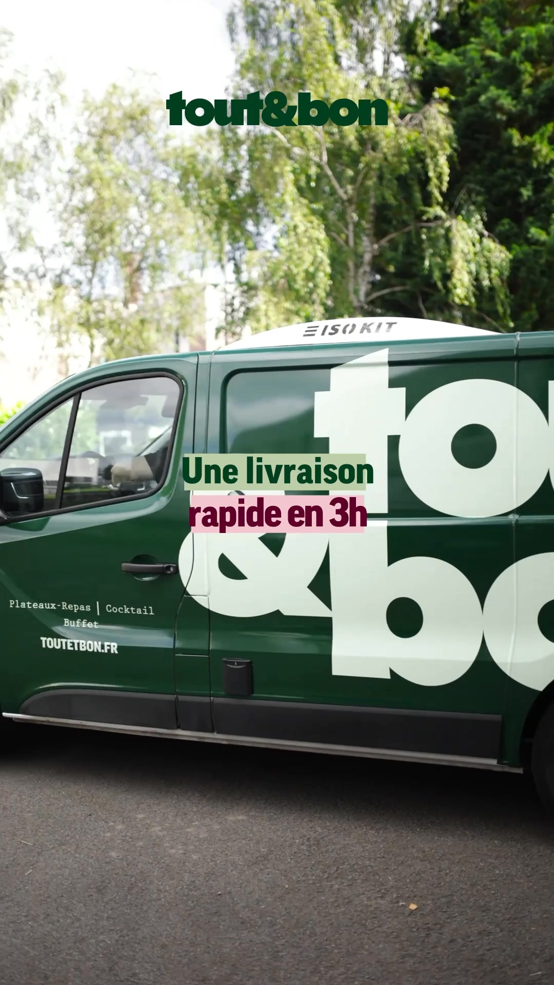 Tout&Bon Facebook ad: Plateaux repas livrés en 3h à Metz avec Tout&bon!