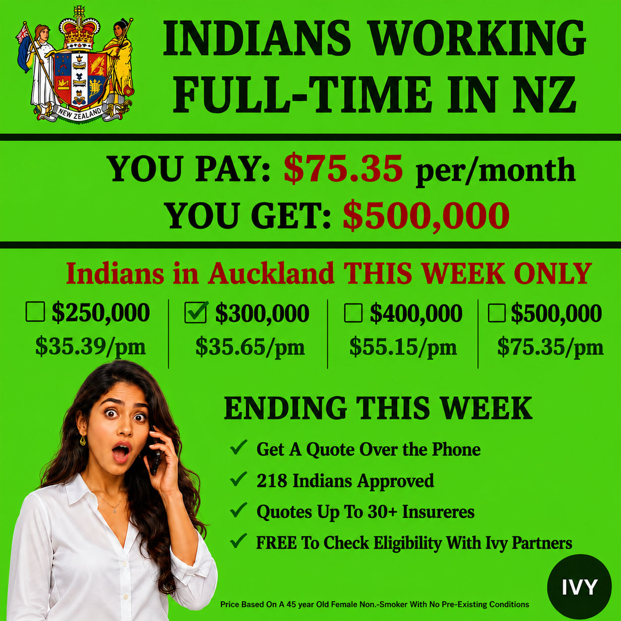 Insurance Ivy Facebook ad: ENDING TOMORROW!