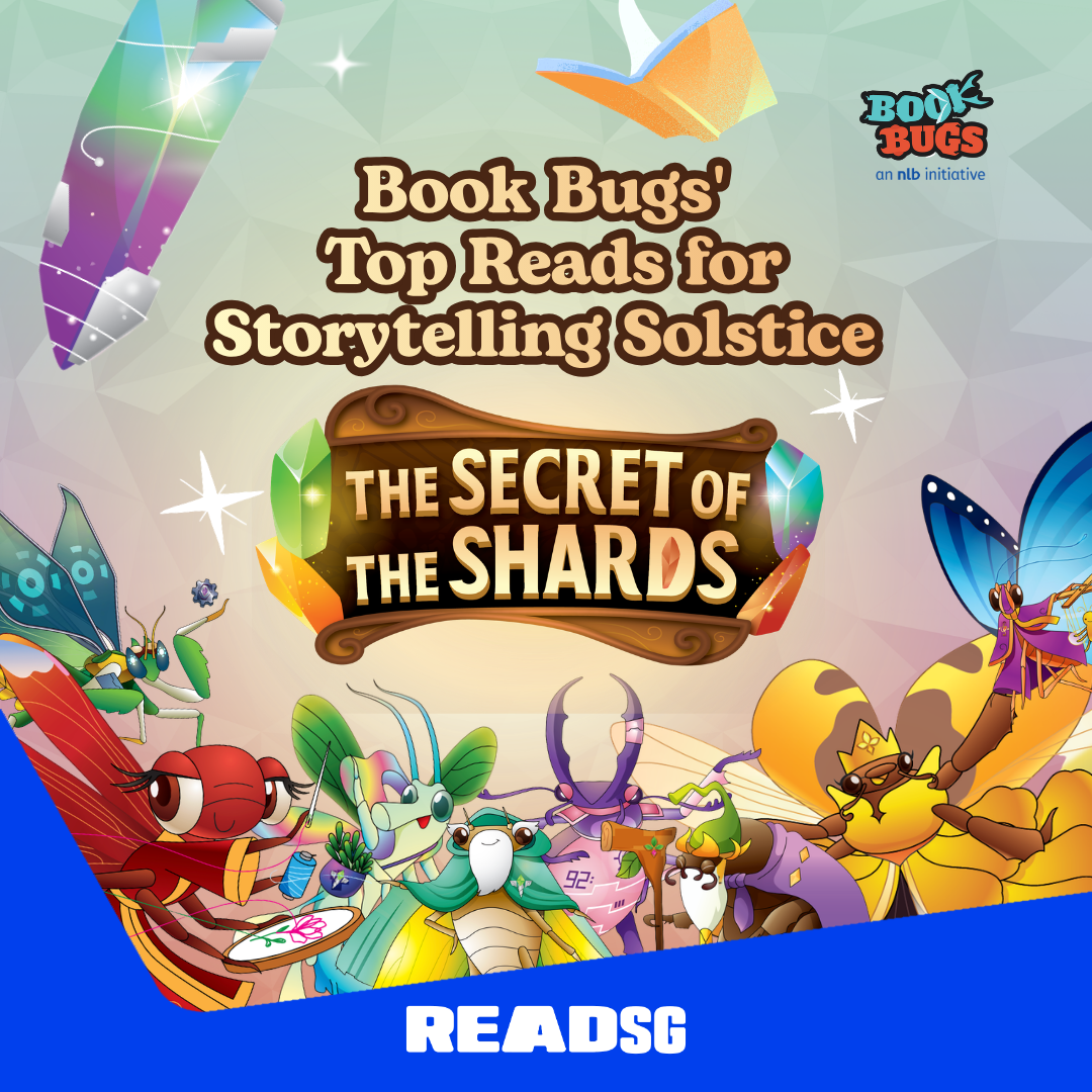 Public Libraries Singapore Facebook ad: Your next great read is just a bug…