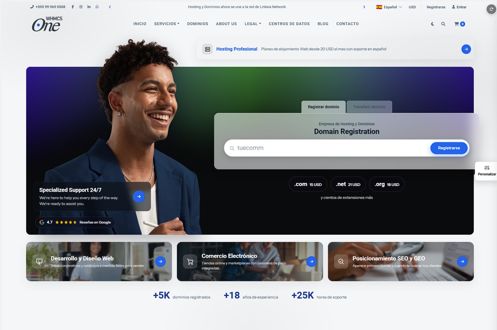 WHMCS One Facebook ad: Meet WHMCS One, A Modern Ecosystem Built for…